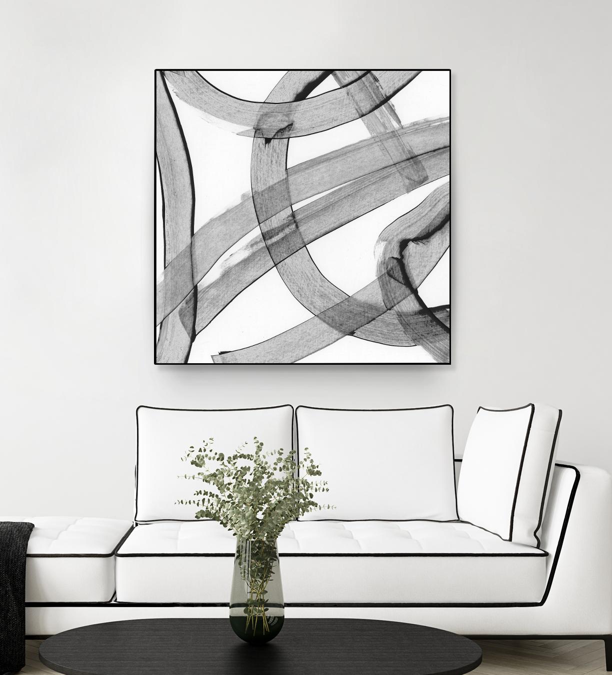 Gesture by PI Studio on GIANT ART - white abstract