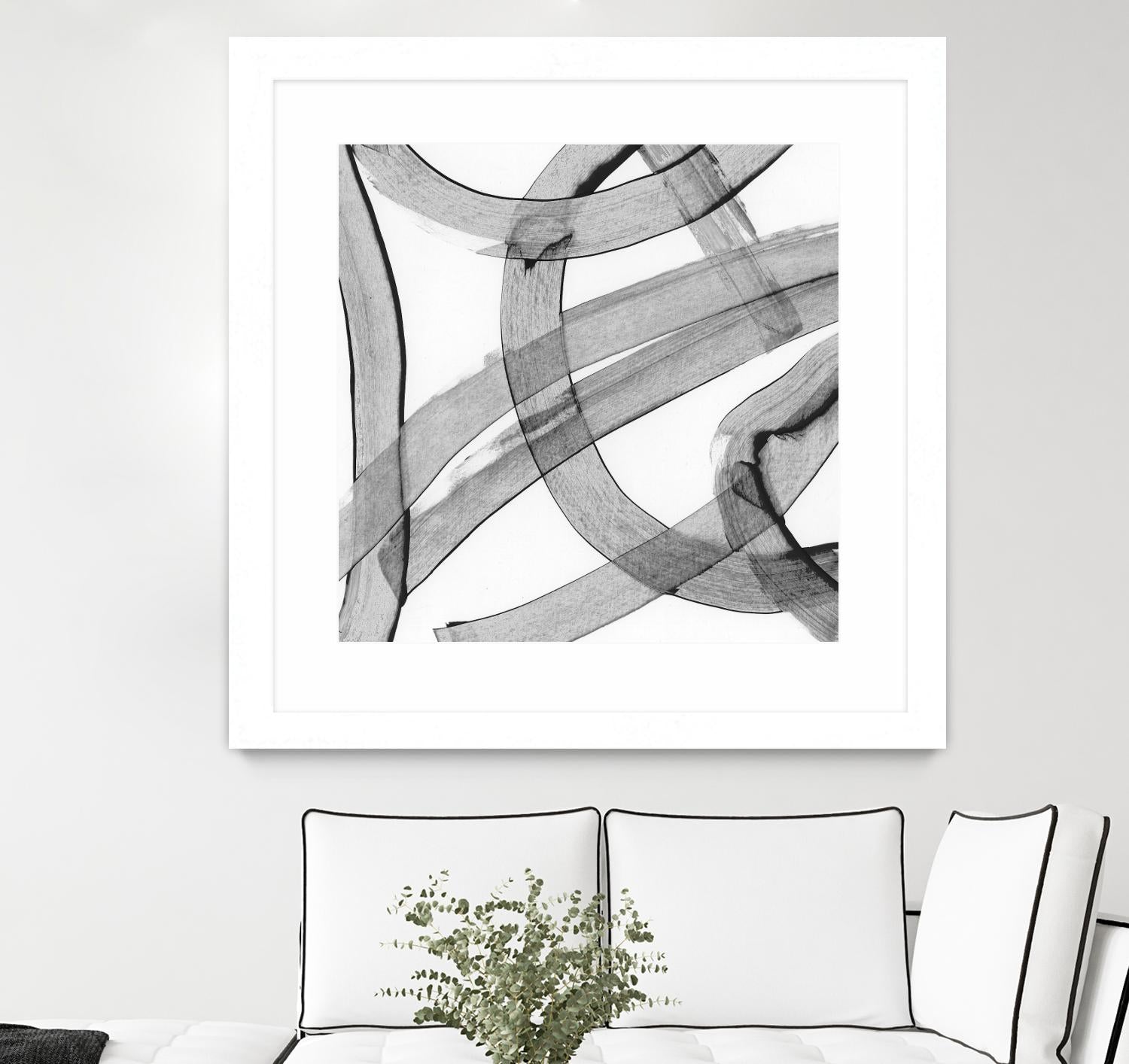 Gesture by PI Studio on GIANT ART - white abstract