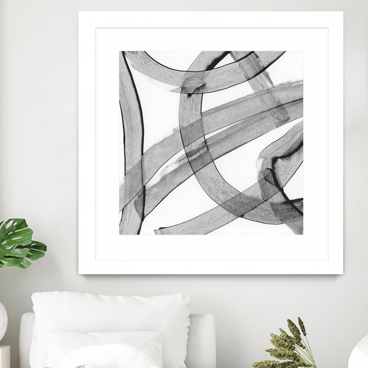Gesture by PI Studio on GIANT ART - white abstract