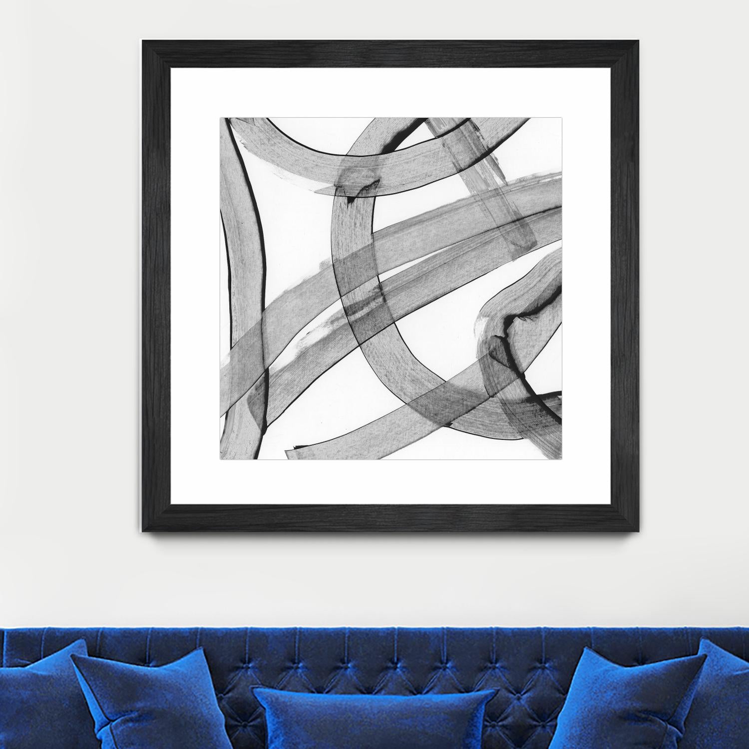 Gesture by PI Studio on GIANT ART - white abstract