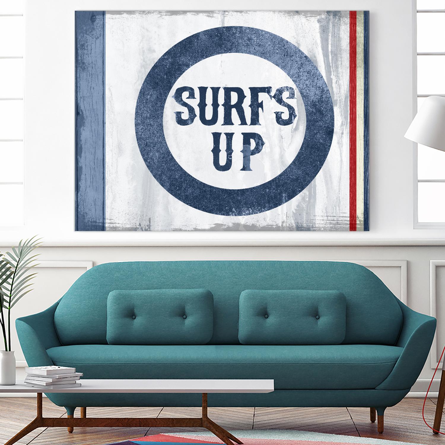 Surfs Up by PI Studio on GIANT ART - red quotes
