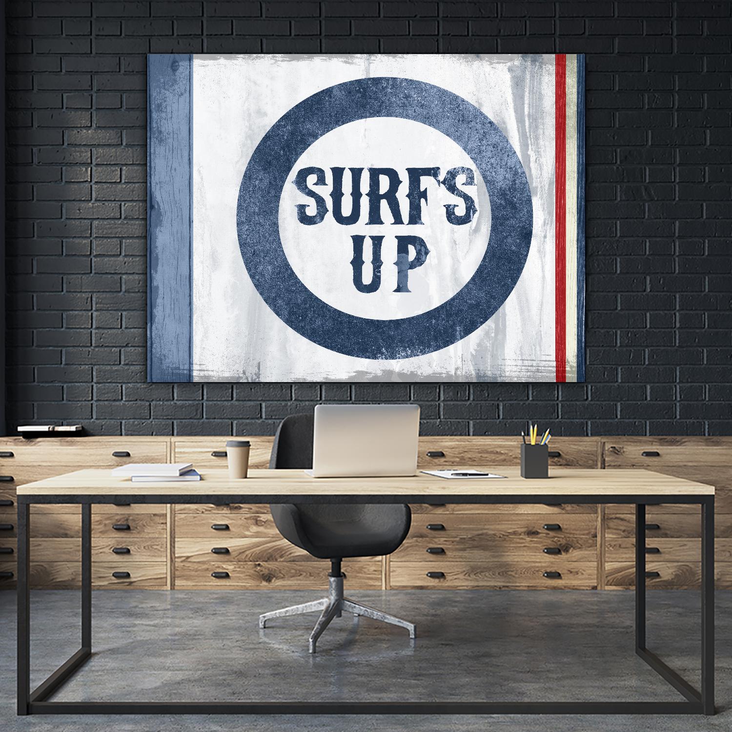Surfs Up by PI Studio on GIANT ART - red quotes