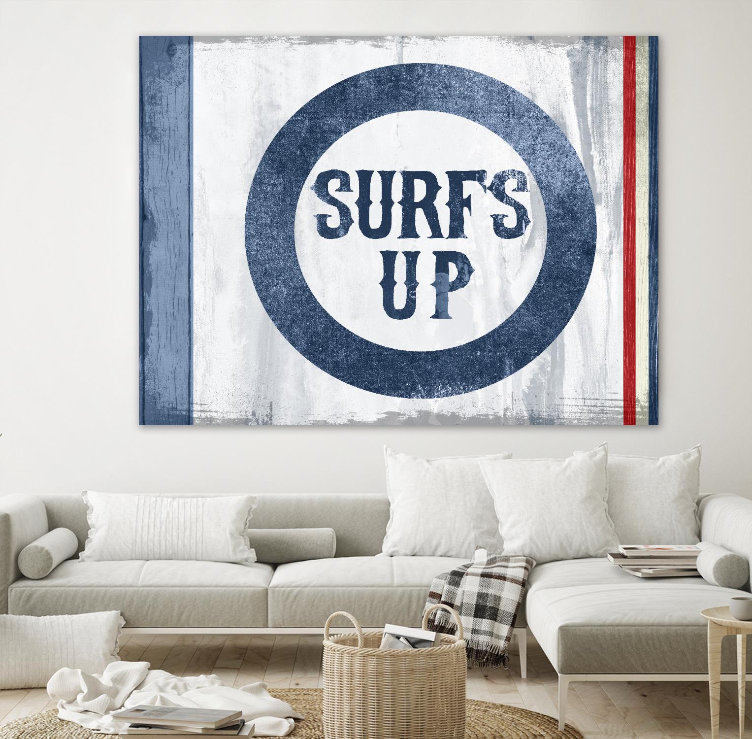 Surfs Up by PI Studio on GIANT ART - red quotes