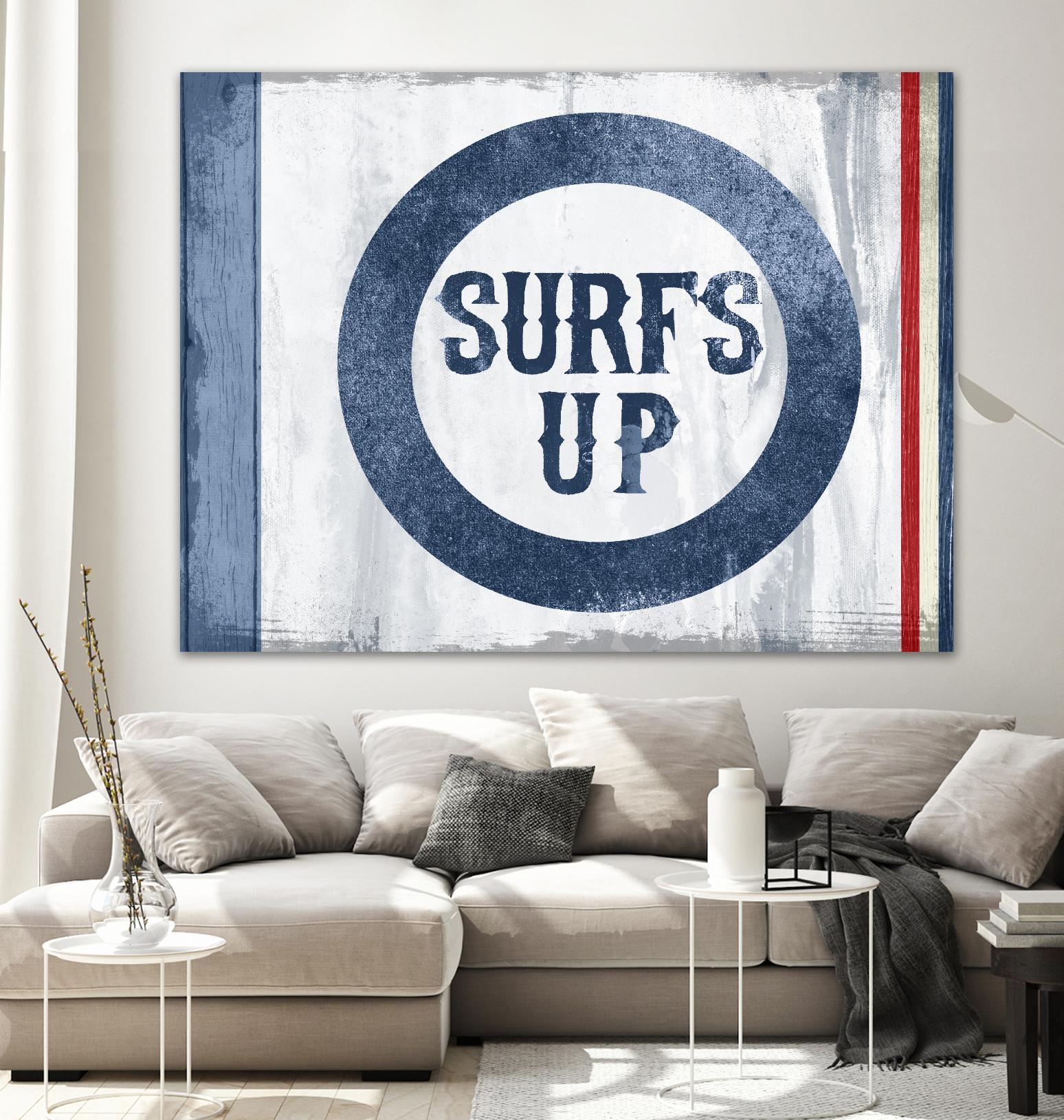 Surfs Up by PI Studio on GIANT ART - red quotes
