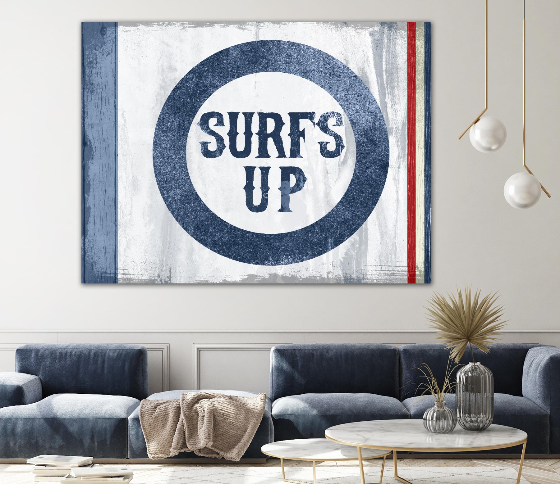 Surfs Up by PI Studio on GIANT ART - red quotes