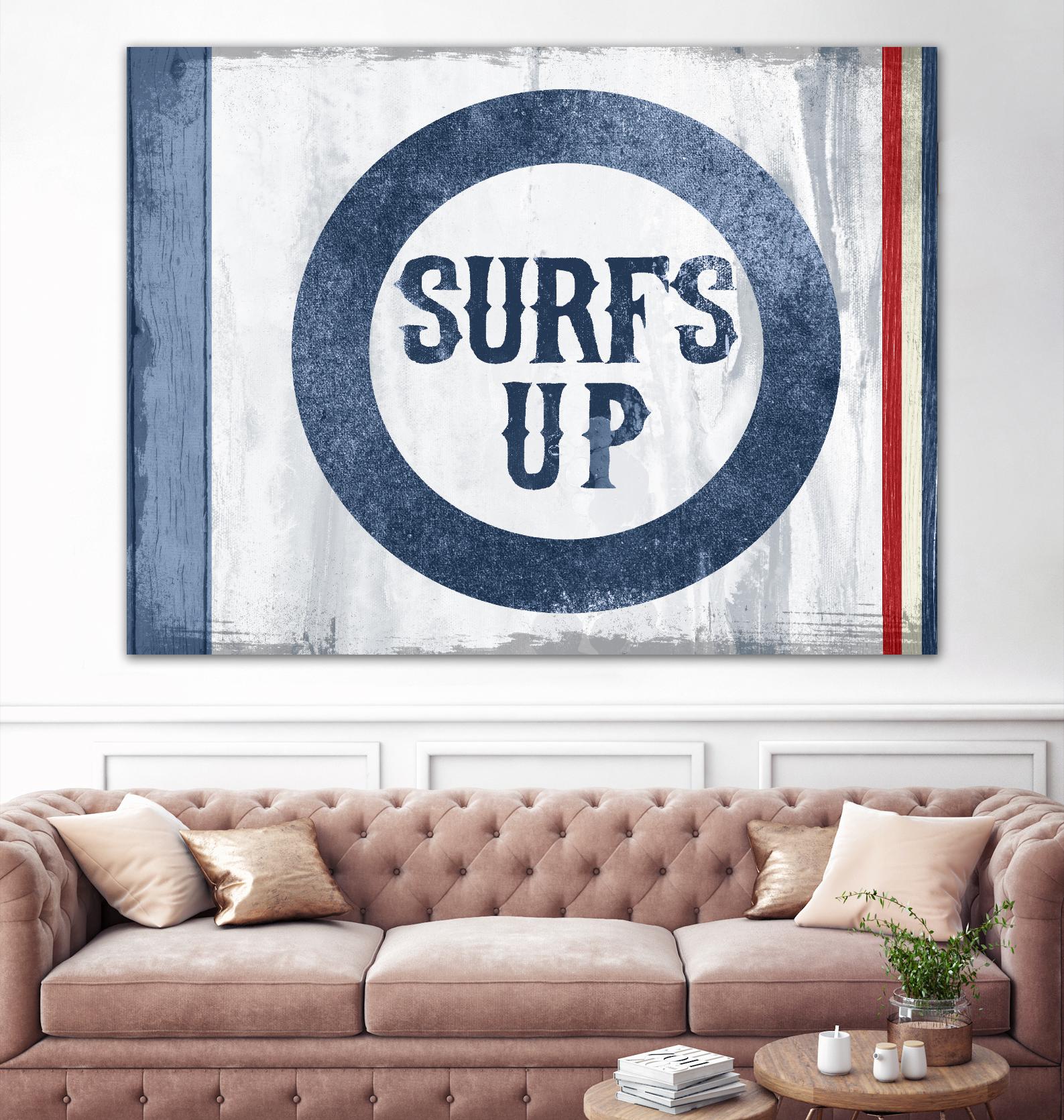 Surfs Up by PI Studio on GIANT ART - red quotes