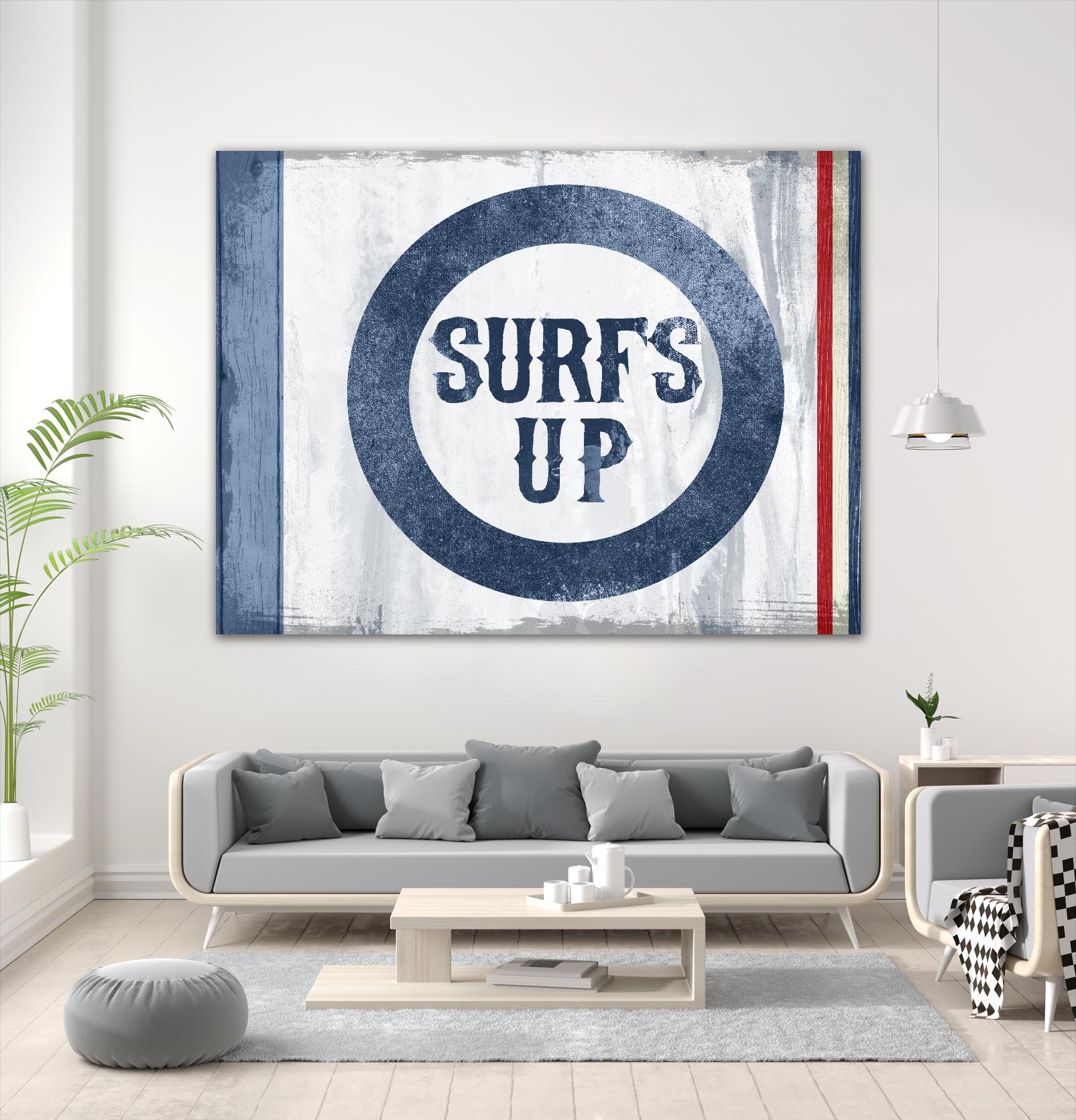 Surfs Up by PI Studio on GIANT ART - red quotes