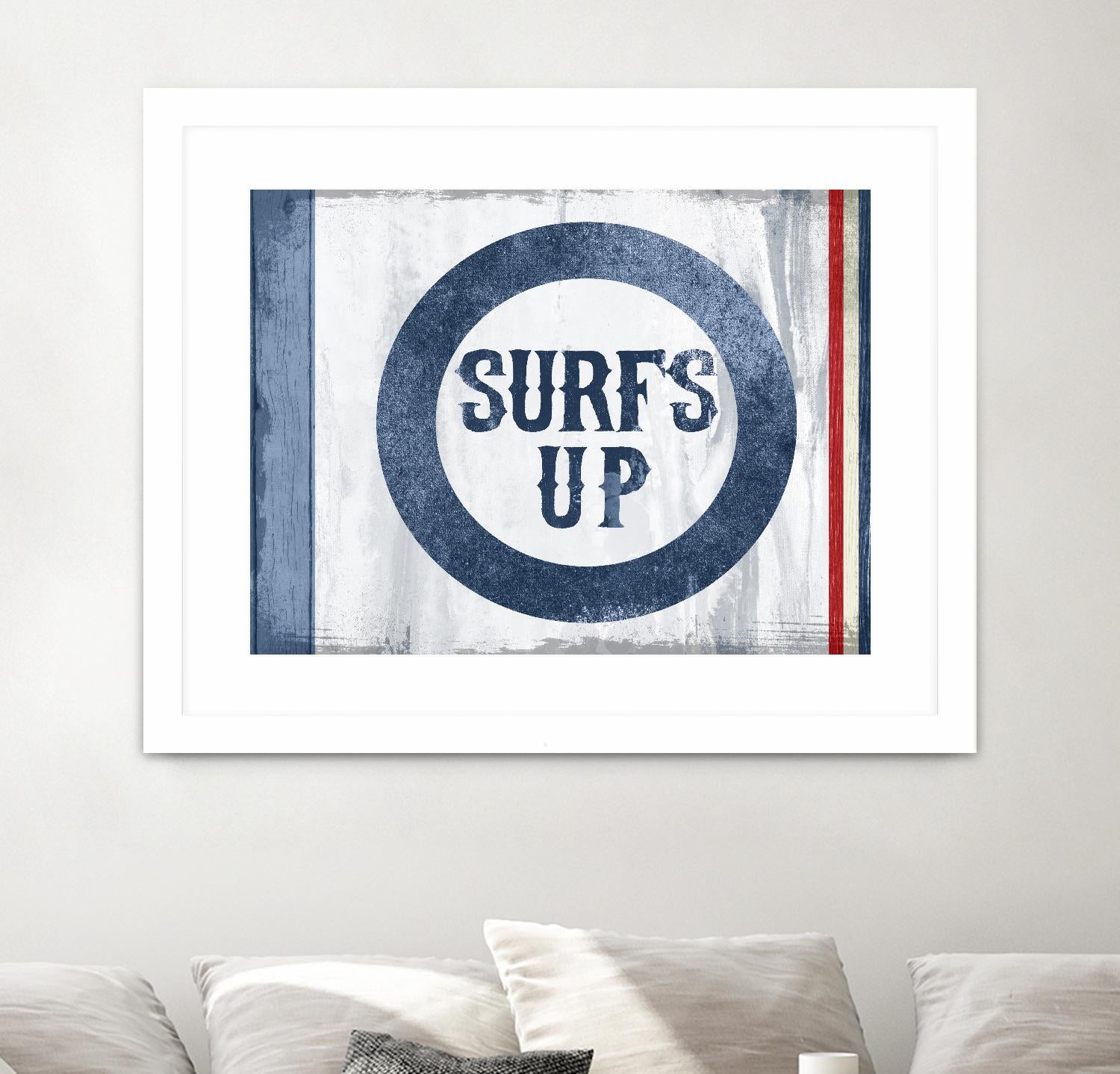 Surfs Up by PI Studio on GIANT ART - red quotes