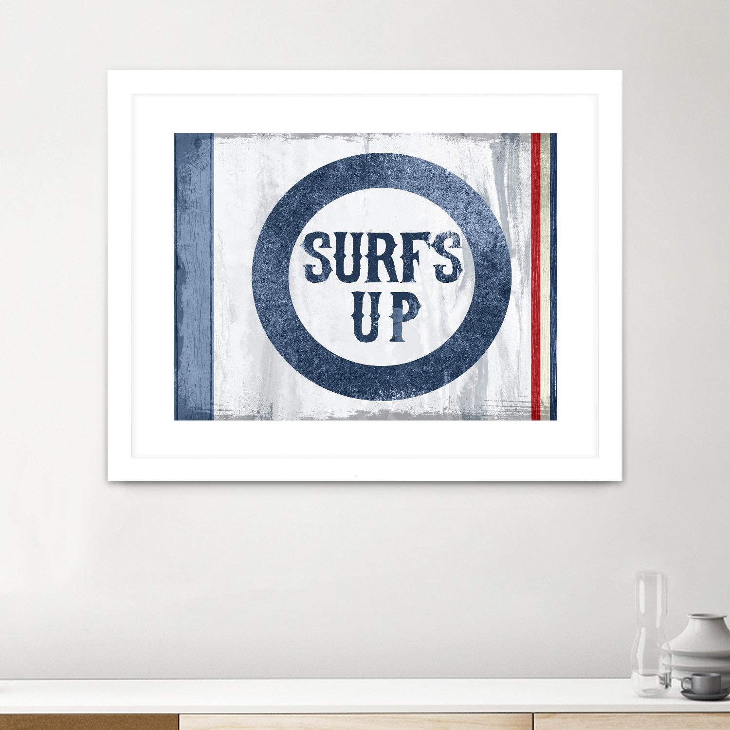 Surfs Up by PI Studio on GIANT ART - red quotes