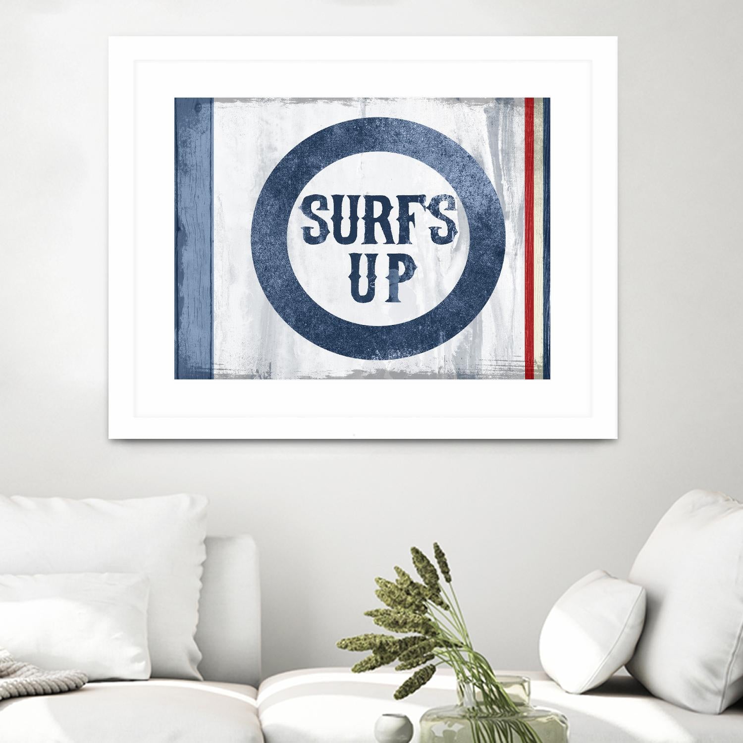 Surfs Up by PI Studio on GIANT ART - red quotes