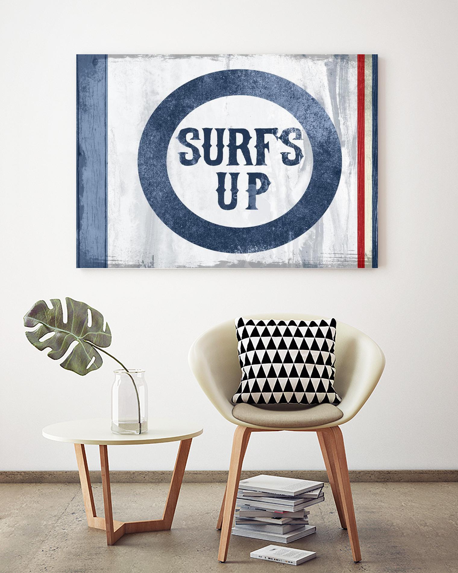 Surfs Up by PI Studio on GIANT ART - red quotes