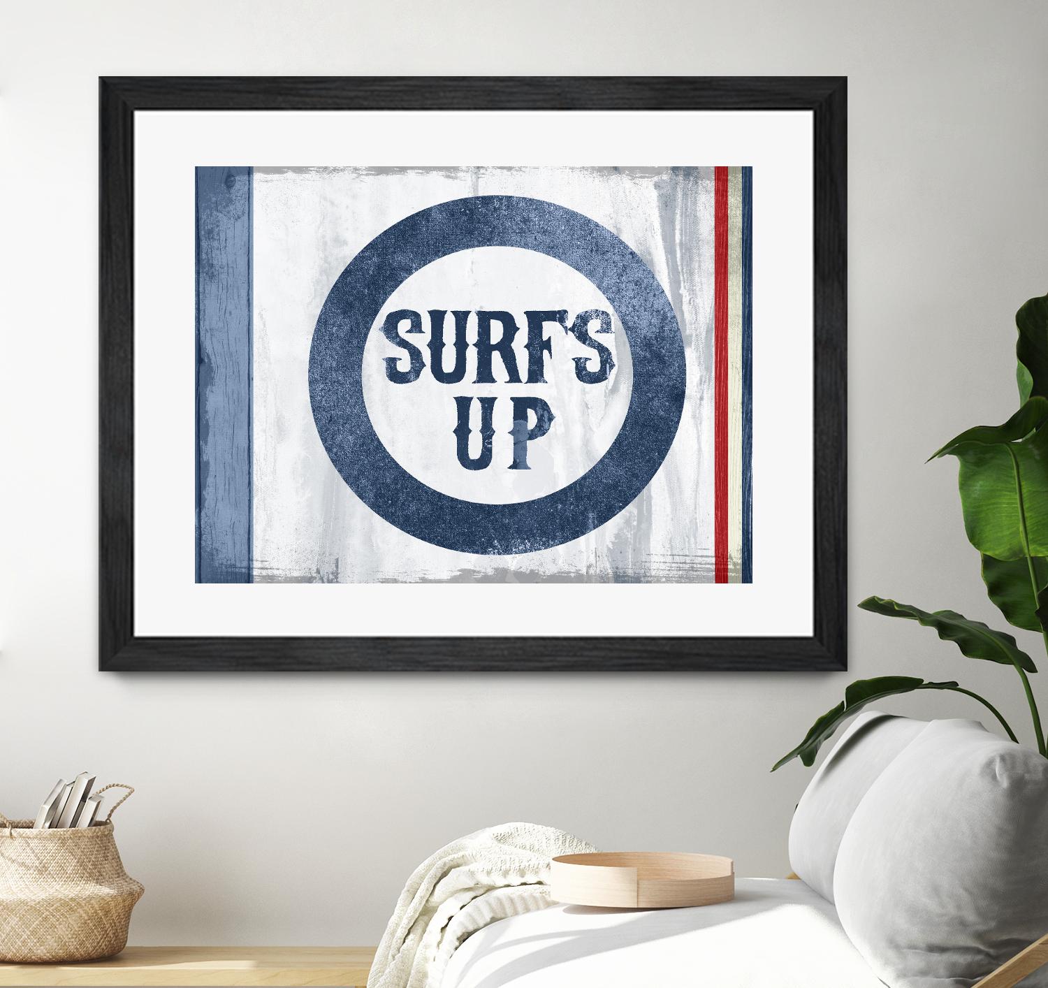 Surfs Up by PI Studio on GIANT ART - red quotes
