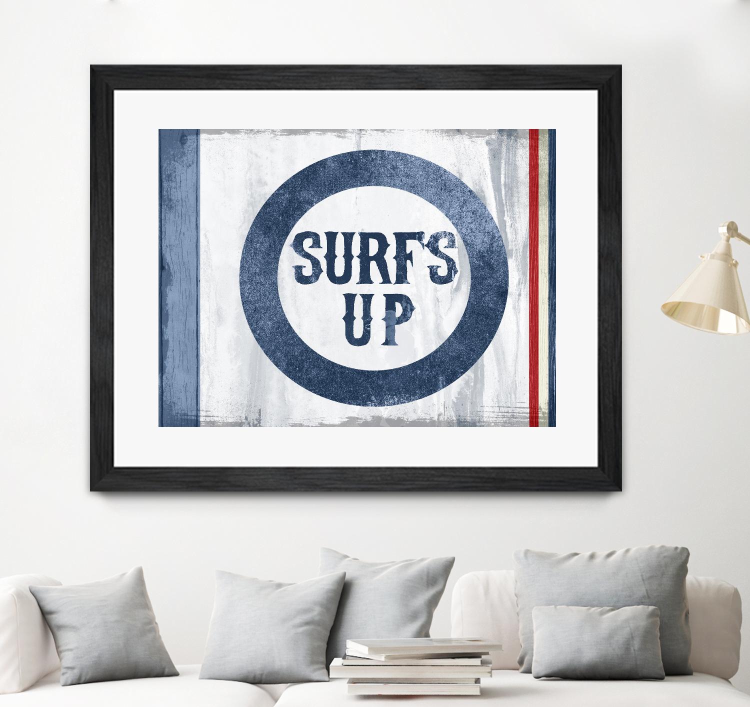 Surfs Up by PI Studio on GIANT ART - red quotes