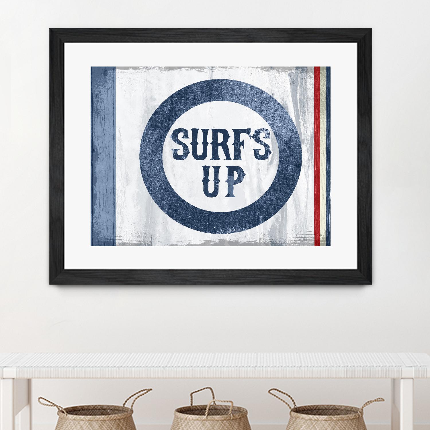 Surfs Up by PI Studio on GIANT ART - red quotes