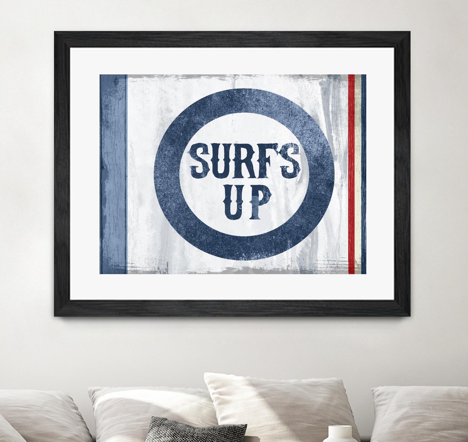 Surfs Up by PI Studio on GIANT ART - red quotes