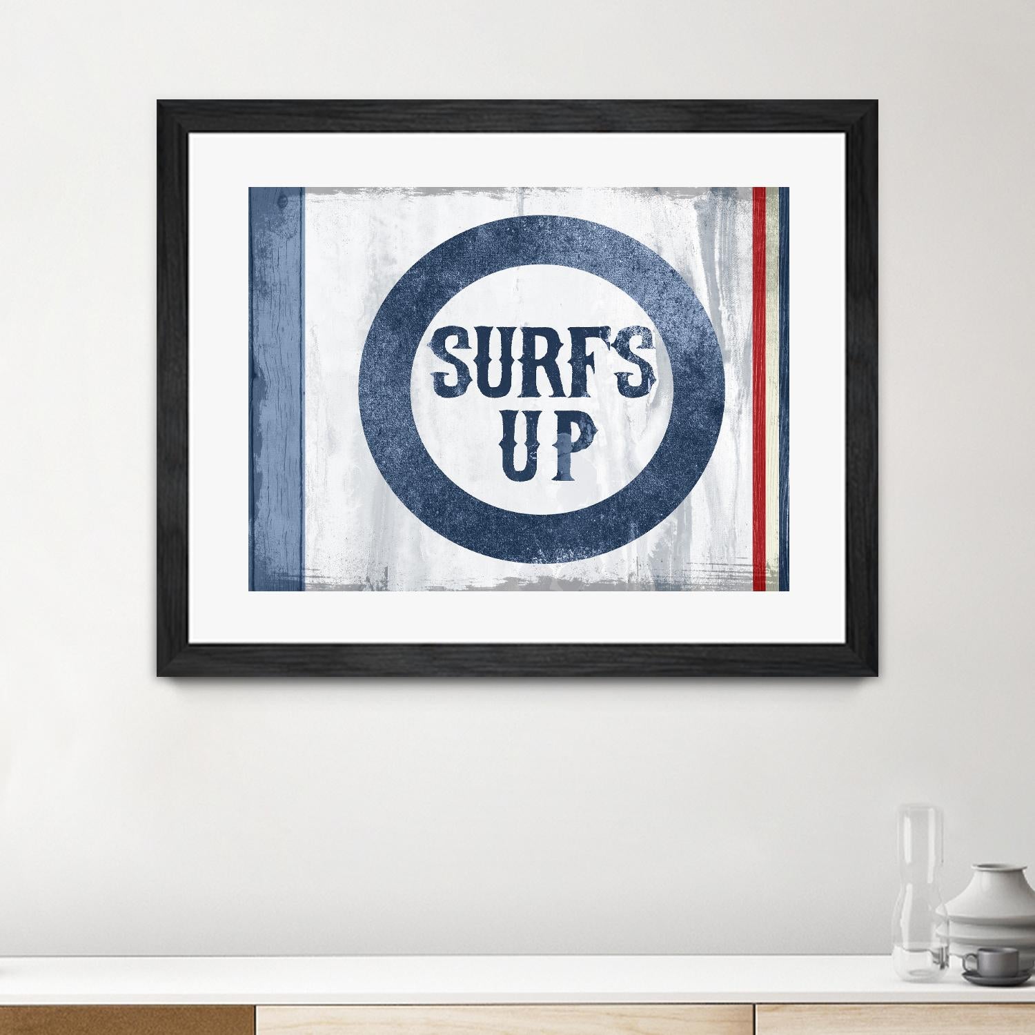 Surfs Up by PI Studio on GIANT ART - red quotes