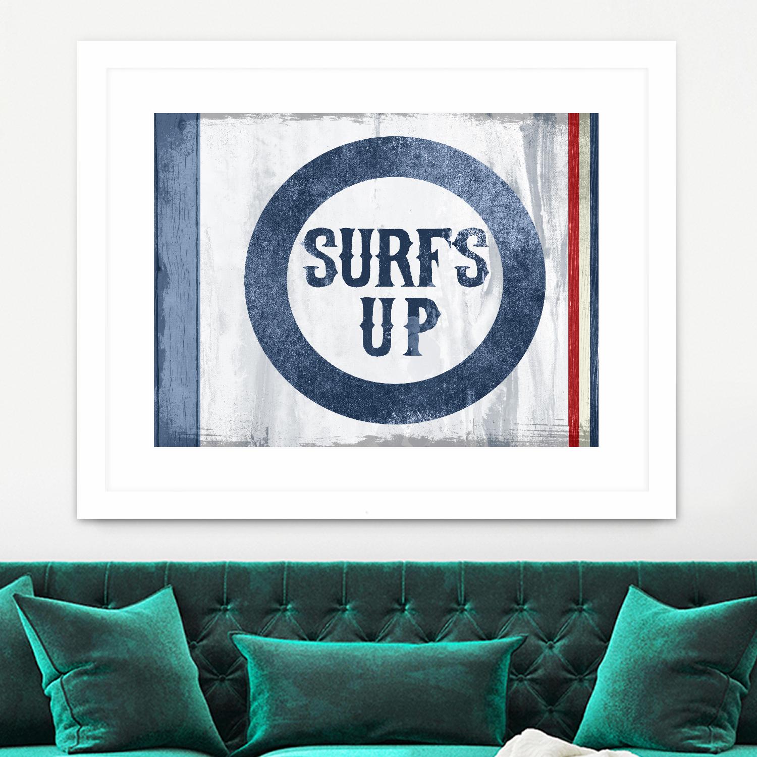 Surfs Up by PI Studio on GIANT ART - red quotes