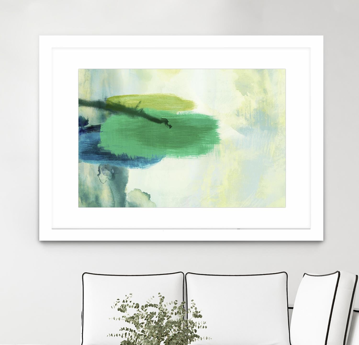 Resistant by PI Studio on GIANT ART - green abstract