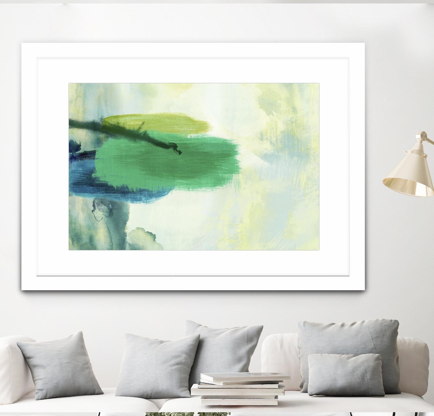 Resistant by PI Studio on GIANT ART - green abstract