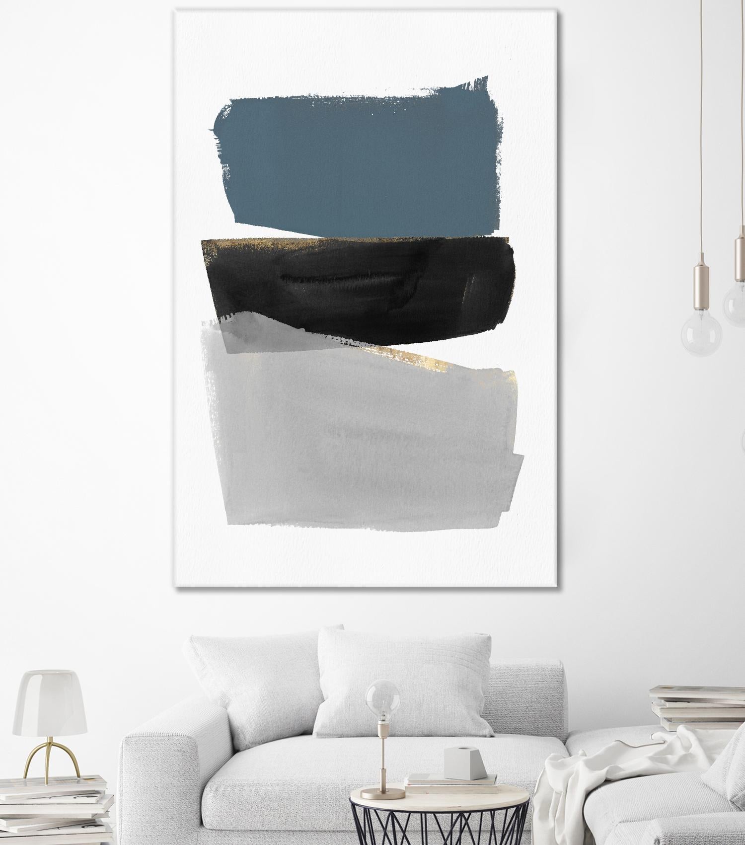 Stacked Blocks by PI Studio on GIANT ART - gold shapes rothko