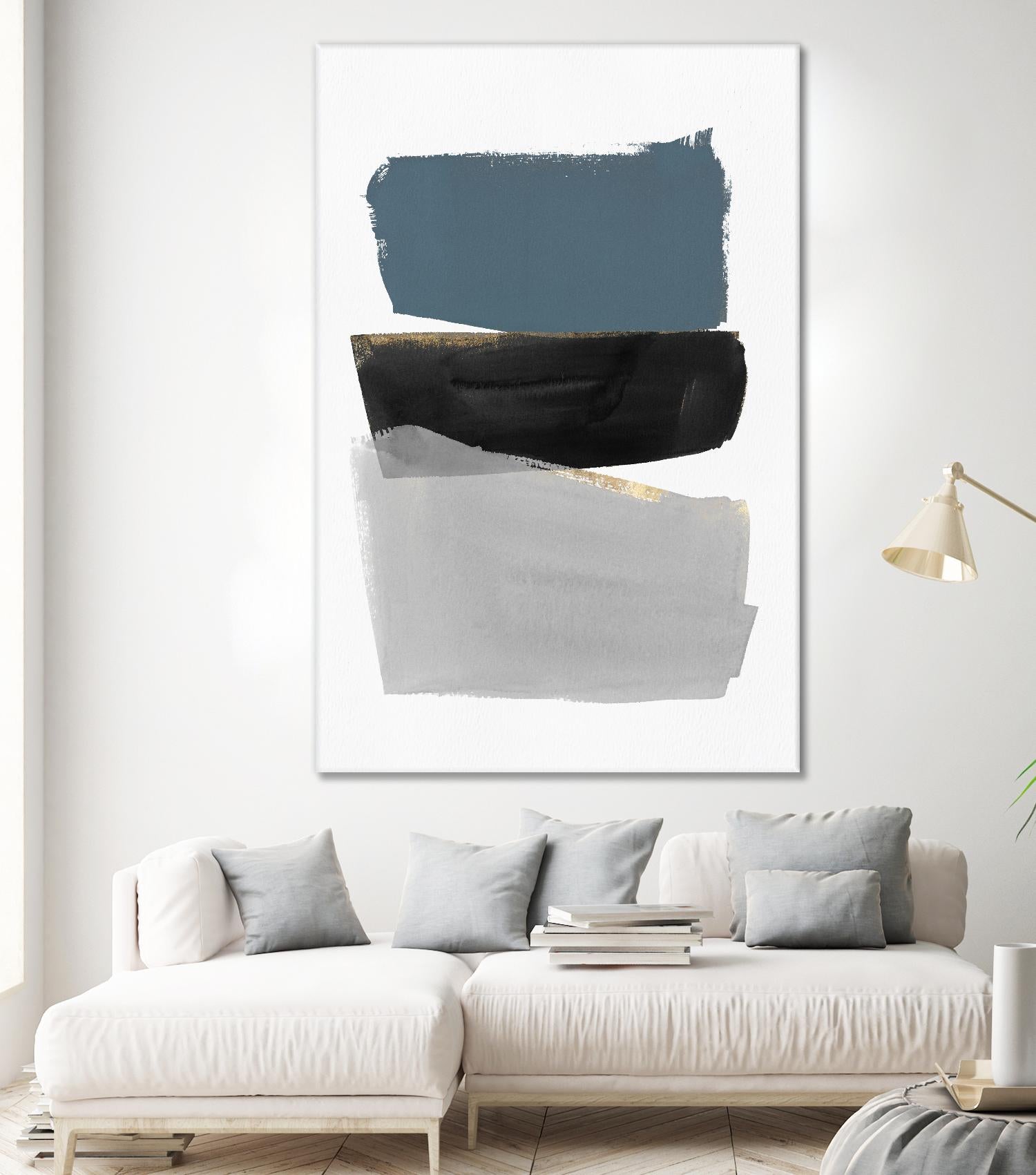 Stacked Blocks by PI Studio on GIANT ART - gold shapes rothko