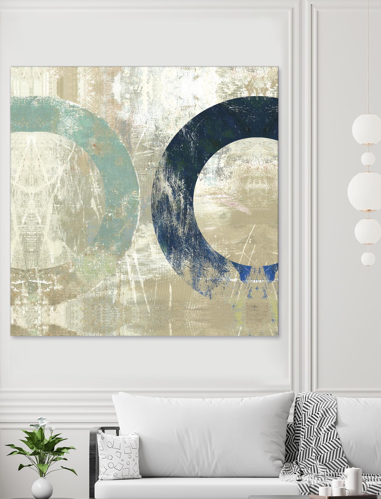 Odeon II by Tom Reeves on GIANT ART - blue abstract