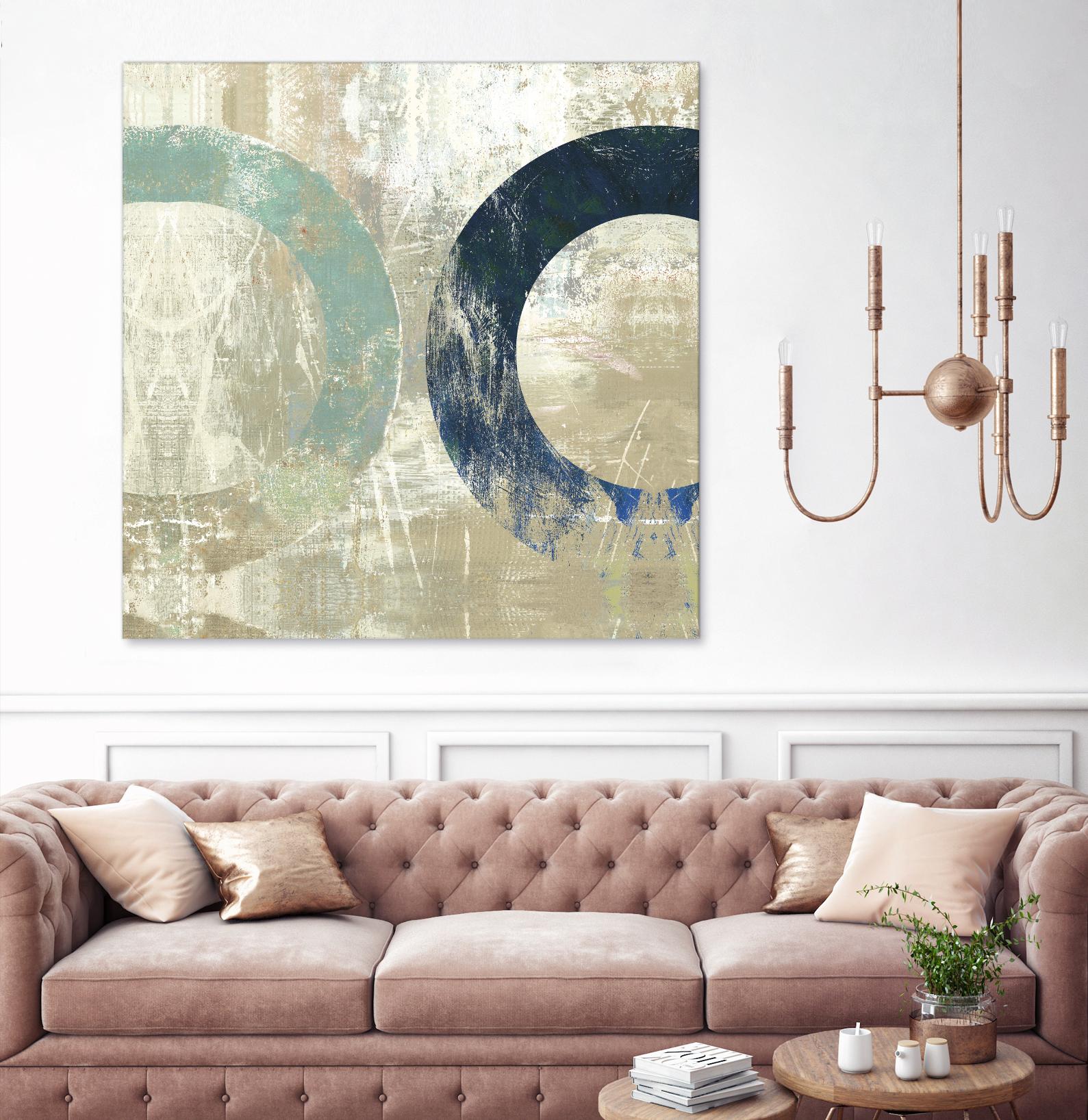 Odeon II by Tom Reeves on GIANT ART - blue abstract