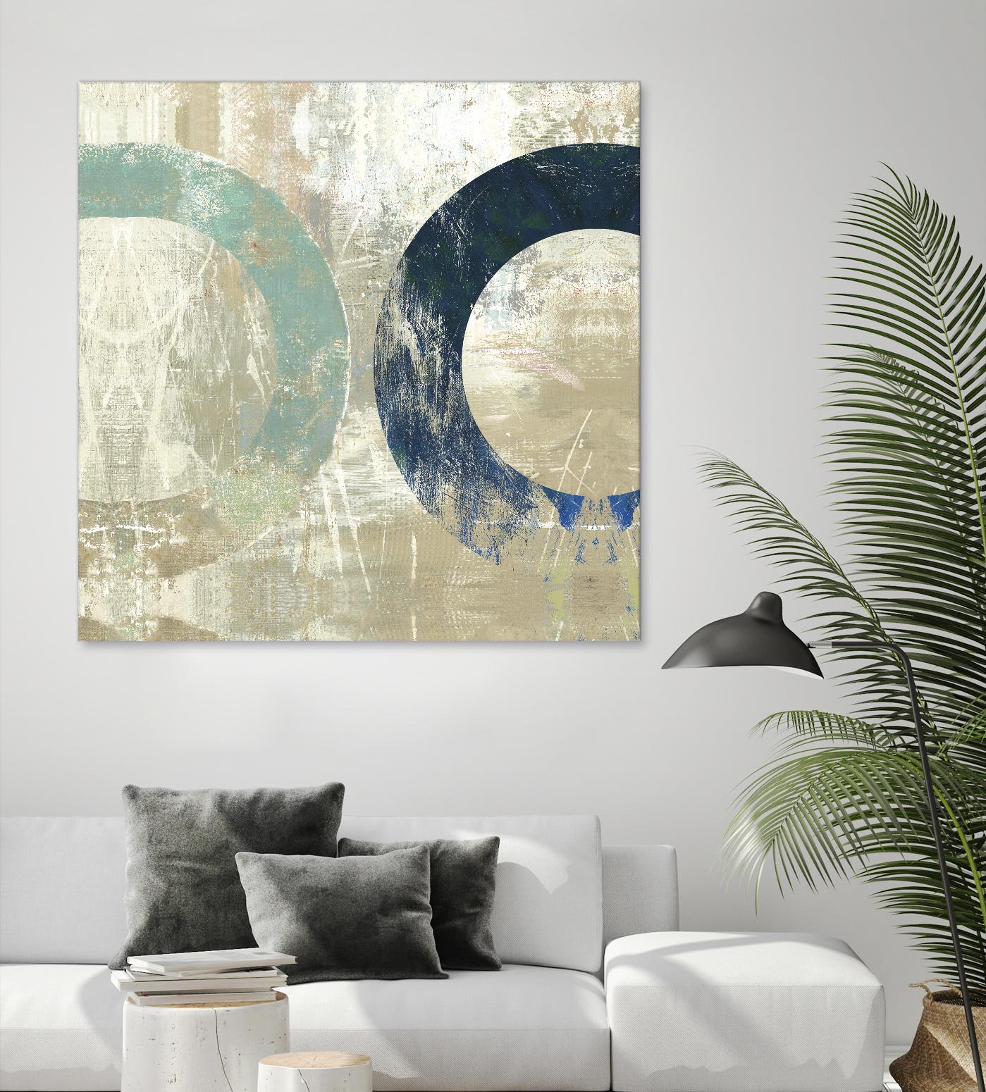 Odeon II by Tom Reeves on GIANT ART - blue abstract