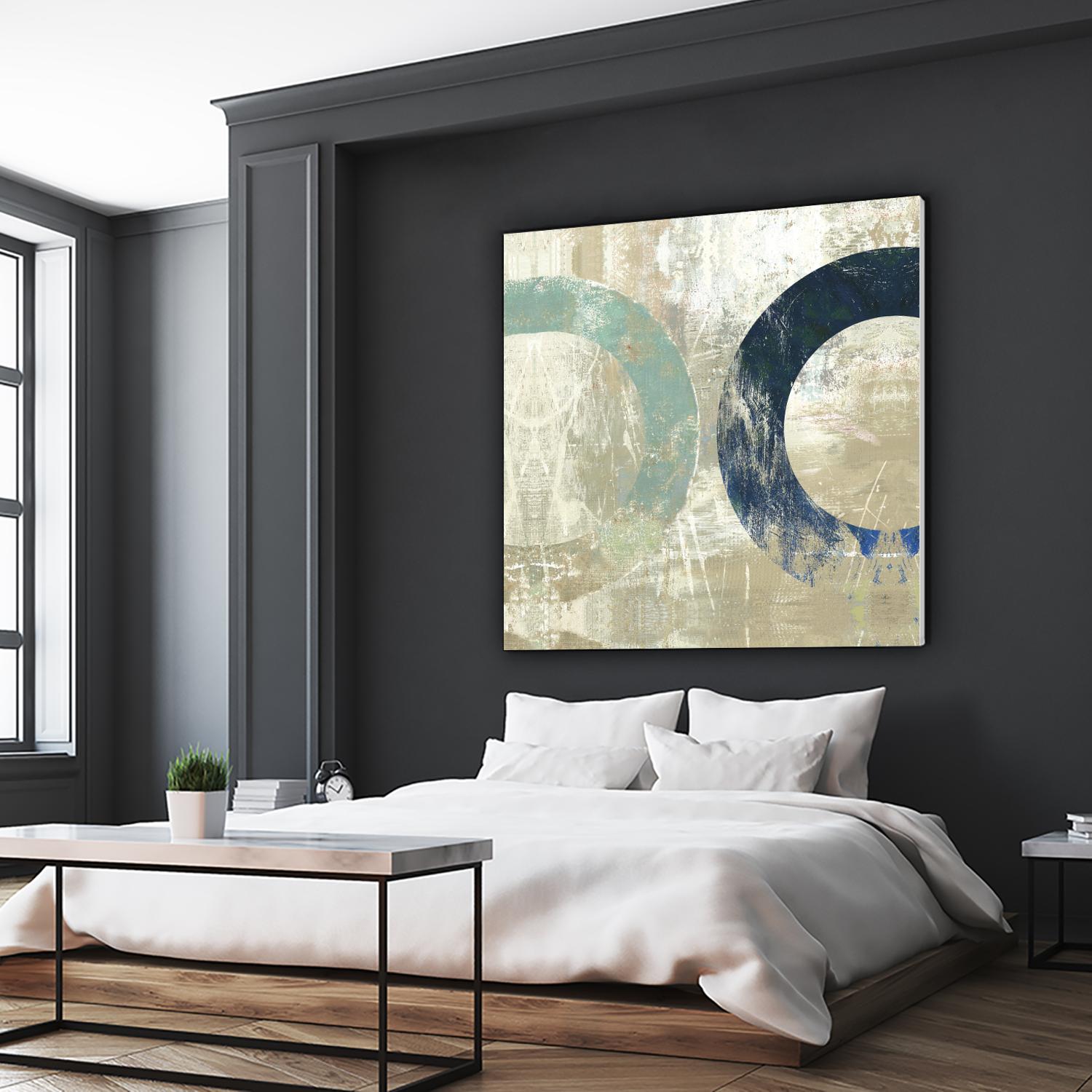 Odeon II by Tom Reeves on GIANT ART - blue abstract