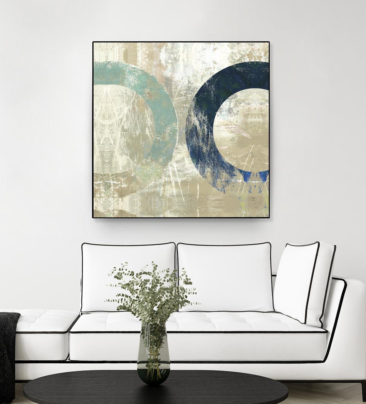 Odeon II by Tom Reeves on GIANT ART - blue abstract