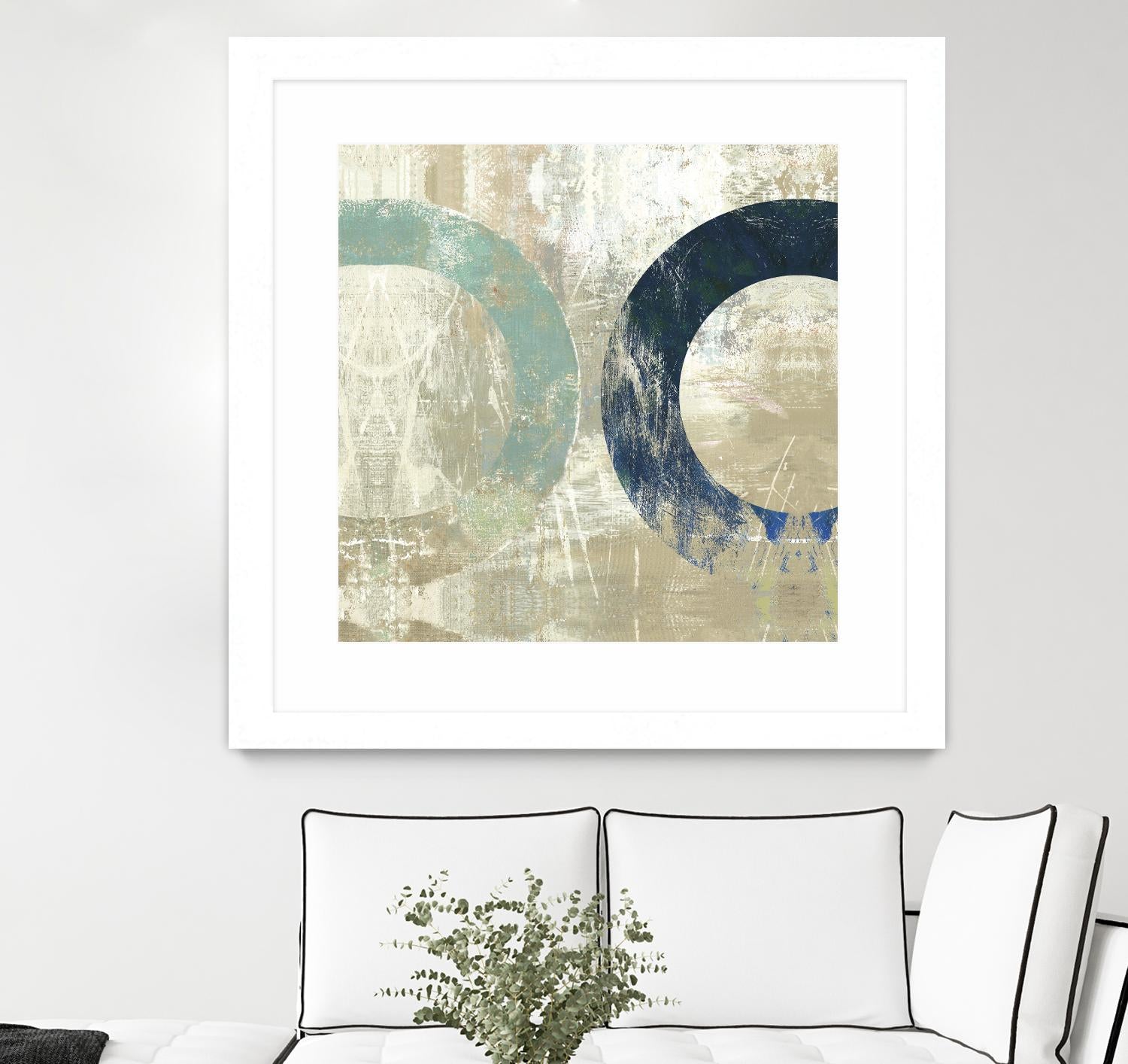 Odeon II by Tom Reeves on GIANT ART - blue abstract