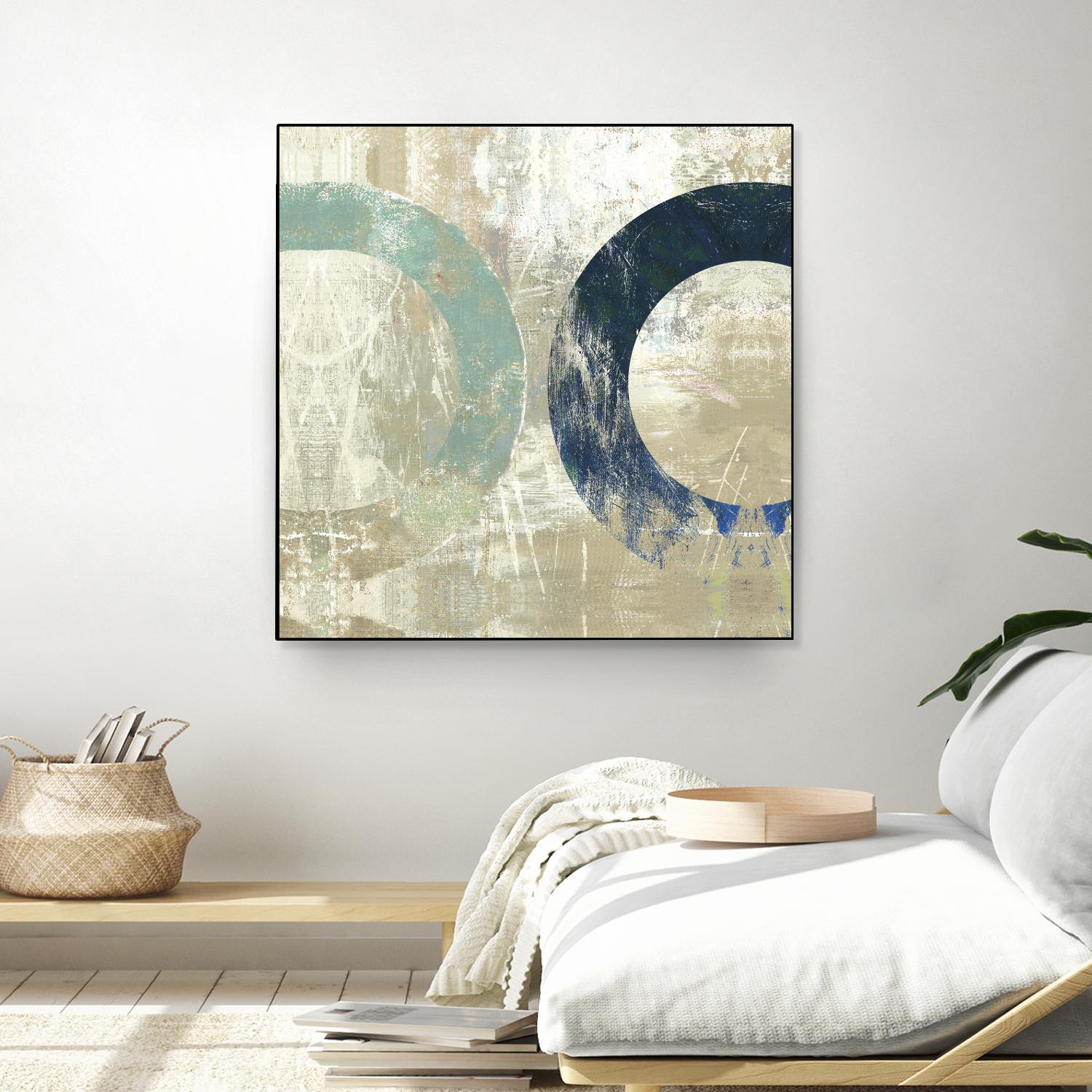 Odeon II by Tom Reeves on GIANT ART - blue abstract