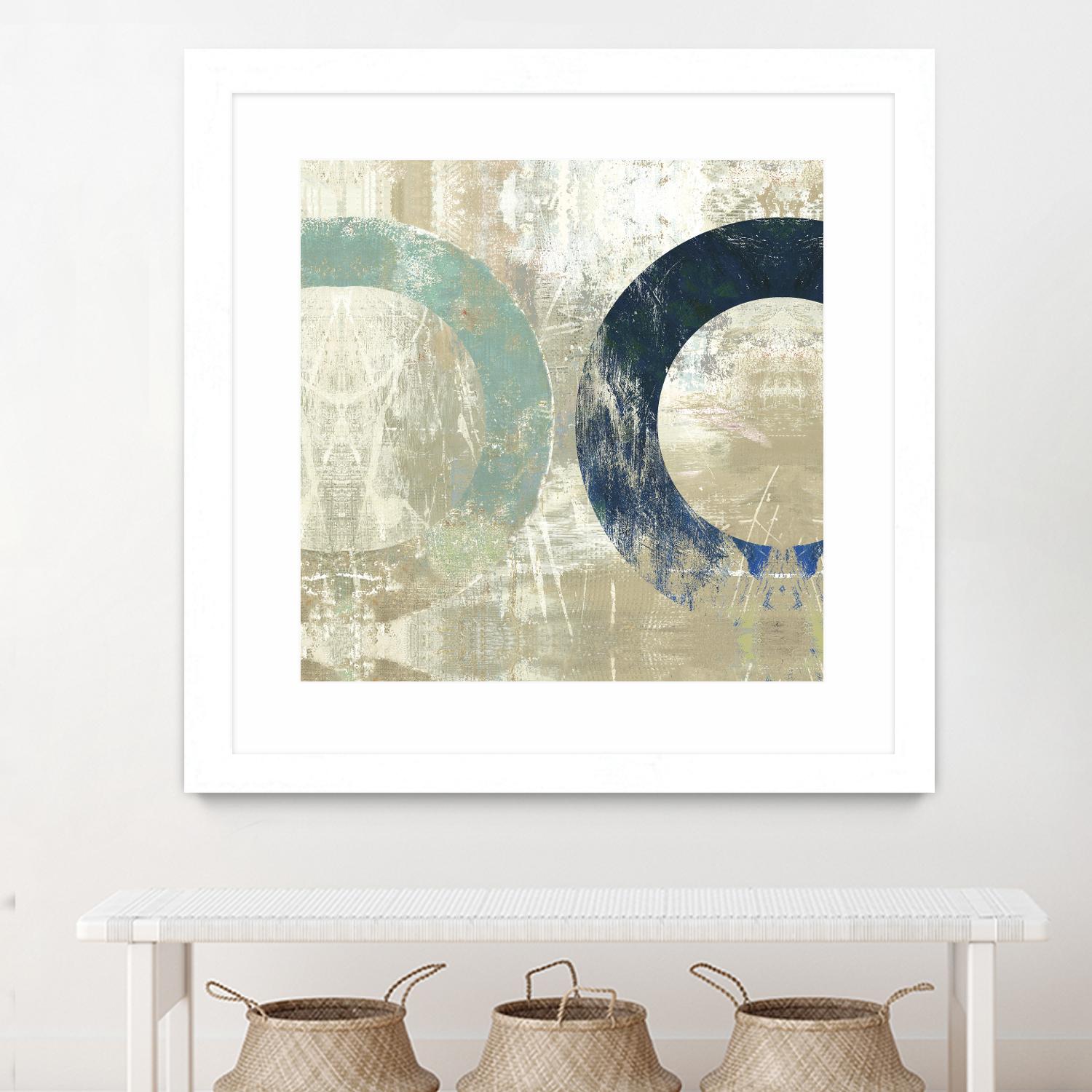 Odeon II by Tom Reeves on GIANT ART - blue abstract