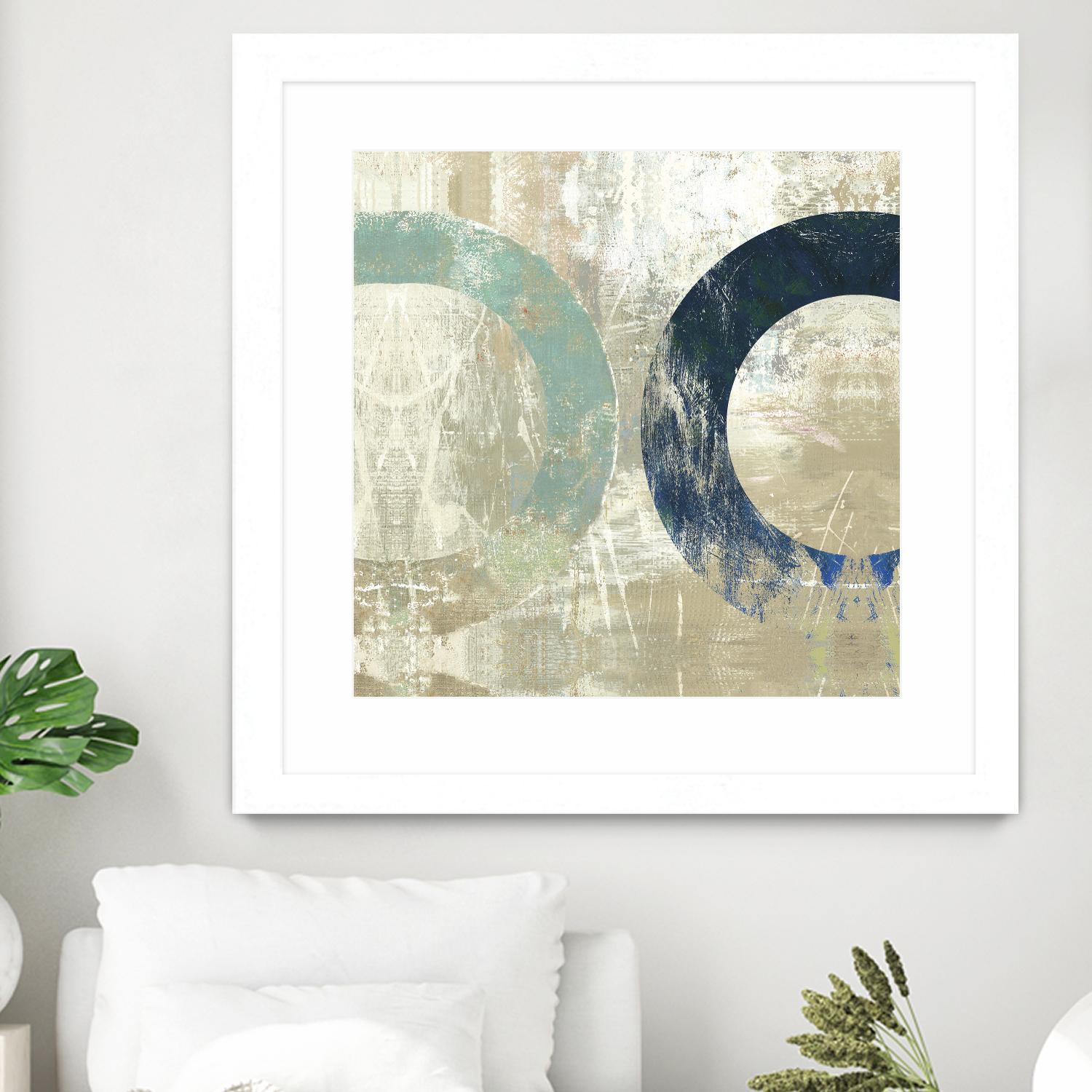 Odeon II by Tom Reeves on GIANT ART - blue abstract