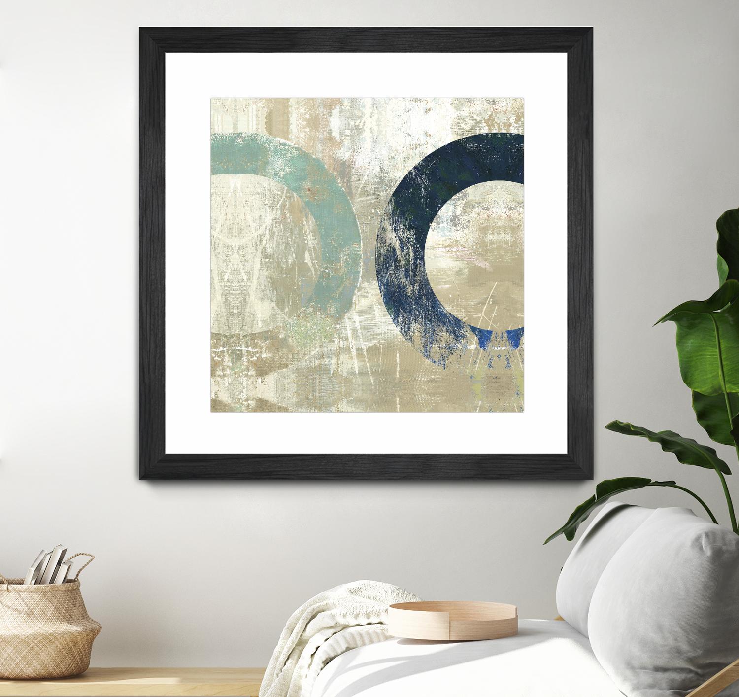 Odeon II by Tom Reeves on GIANT ART - blue abstract