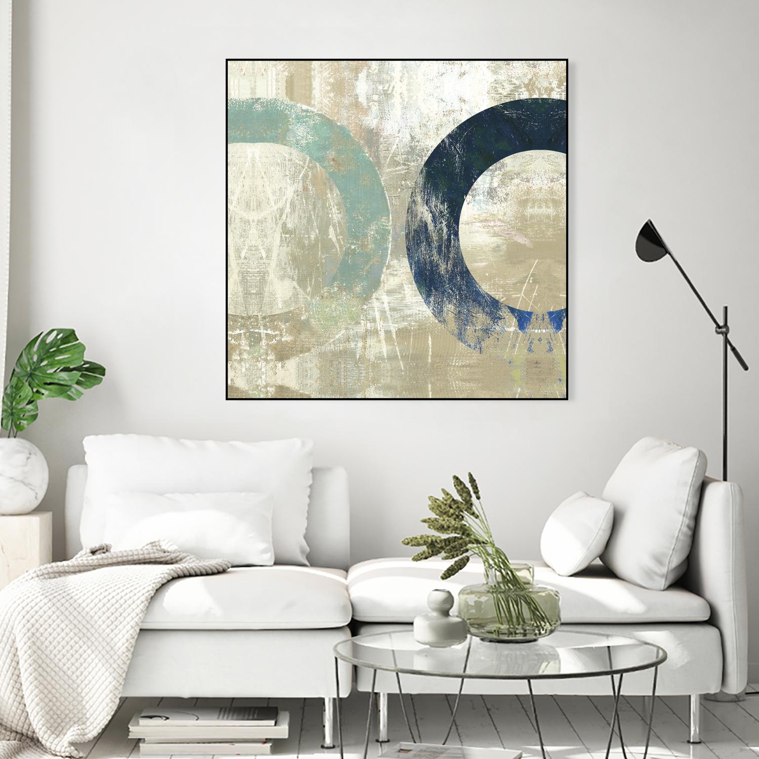 Odeon II by Tom Reeves on GIANT ART - blue abstract