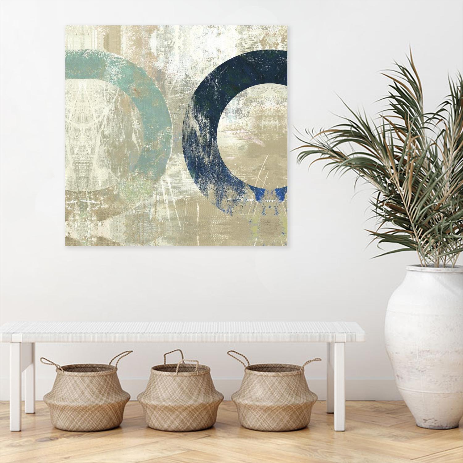 Odeon II by Tom Reeves on GIANT ART - blue abstract