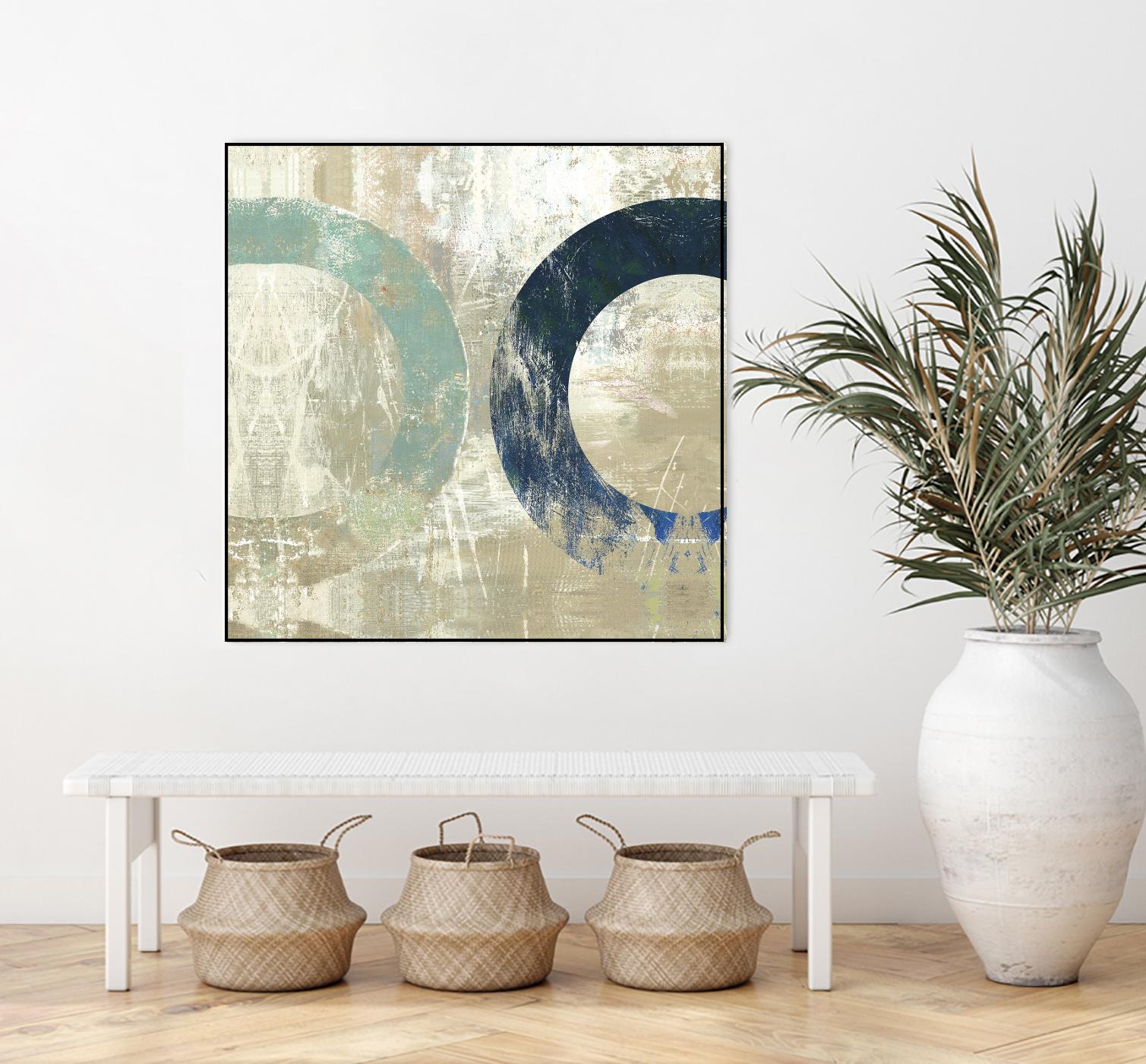 Odeon II by Tom Reeves on GIANT ART - blue abstract