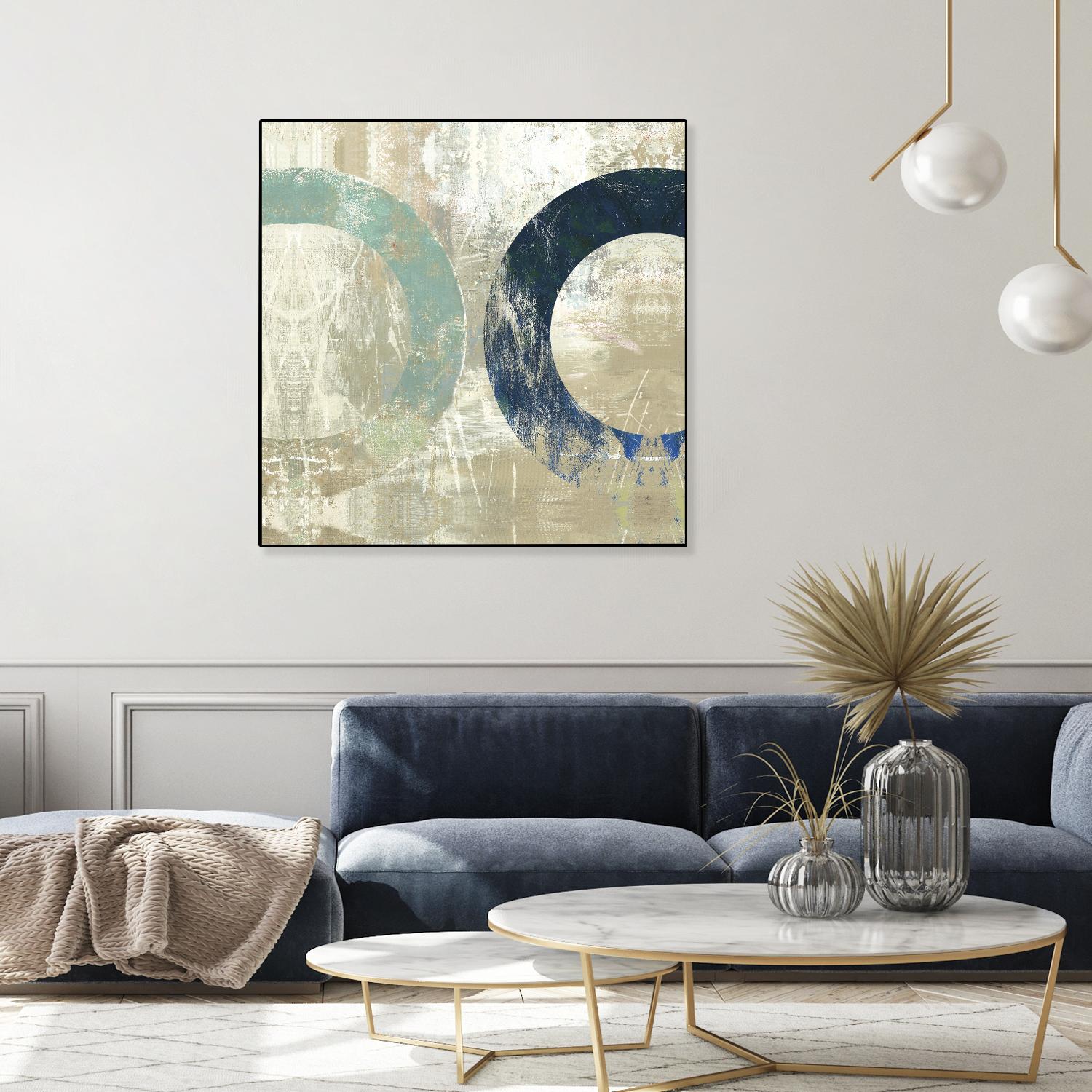 Odeon II by Tom Reeves on GIANT ART - blue abstract