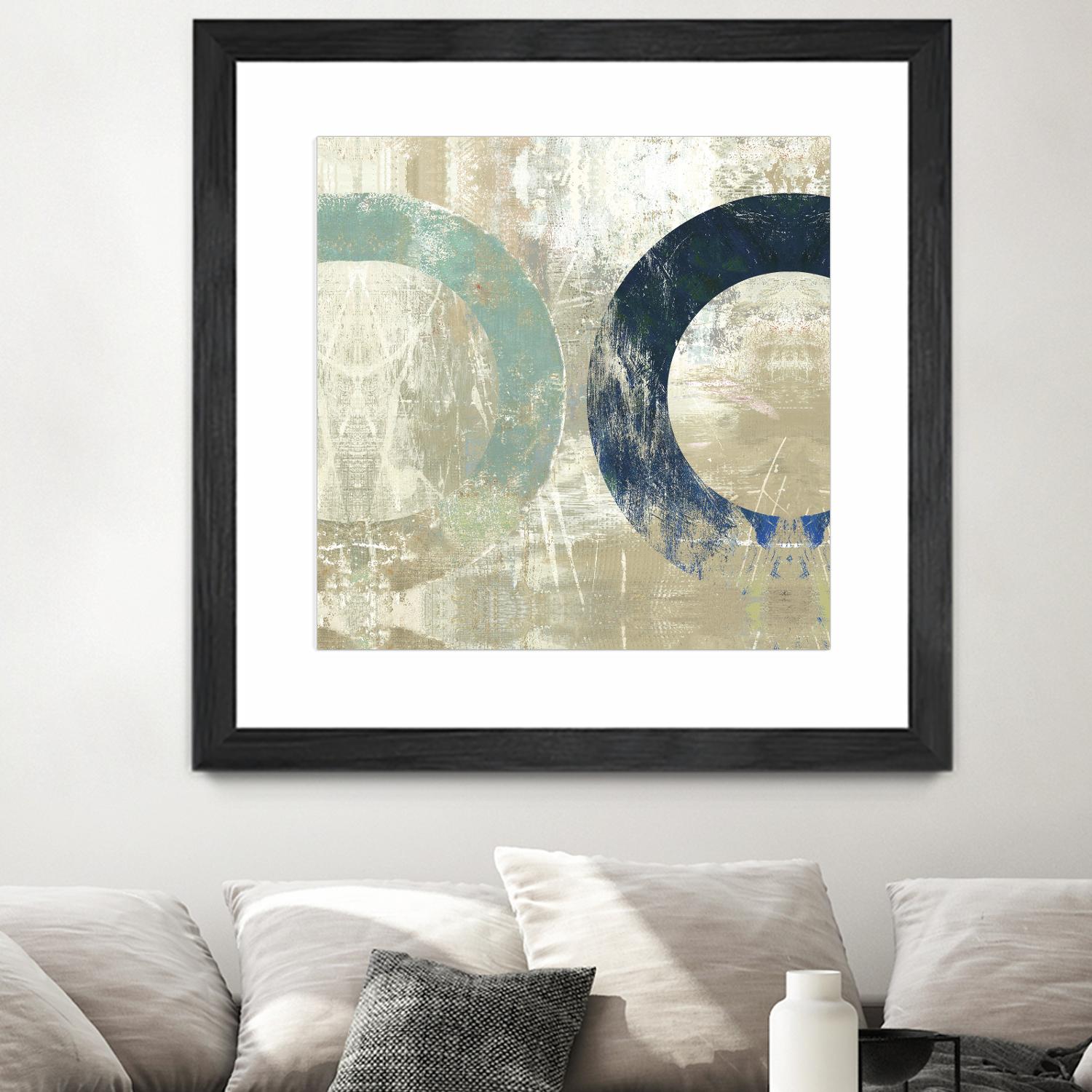 Odeon II by Tom Reeves on GIANT ART - blue abstract