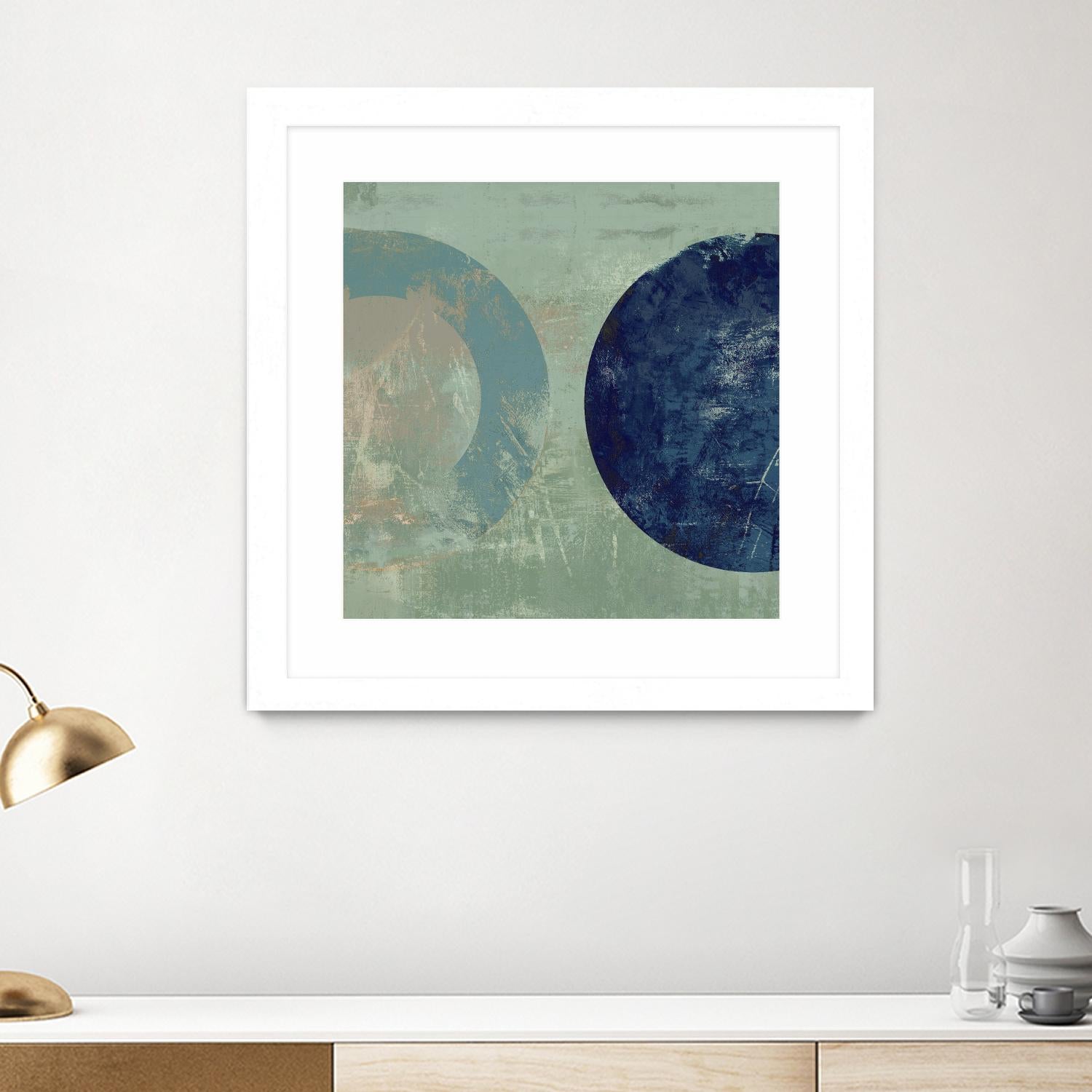 Odeon V by Tom Reeves on GIANT ART - blue abstract