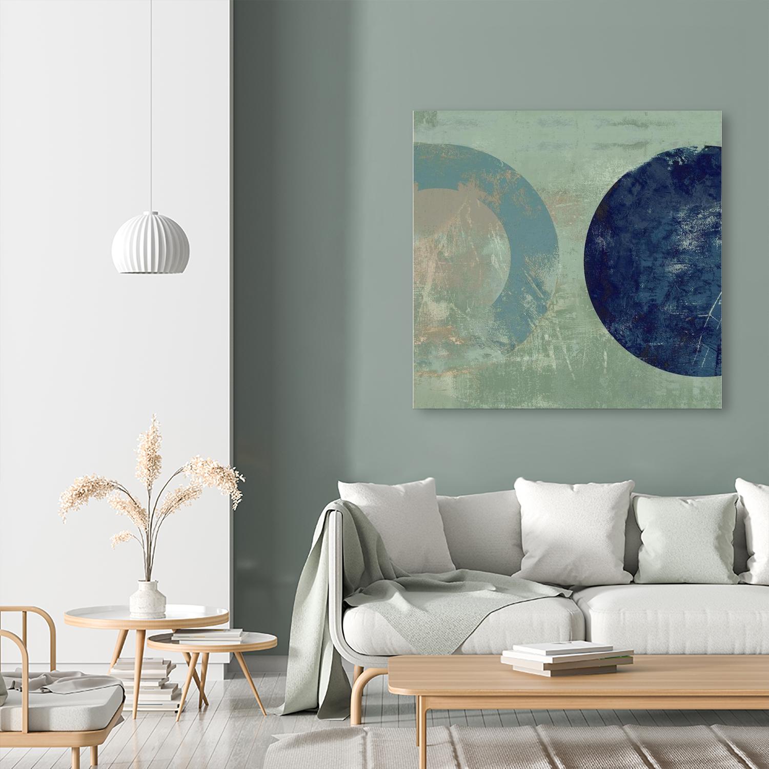 Odeon V by Tom Reeves on GIANT ART - blue abstract