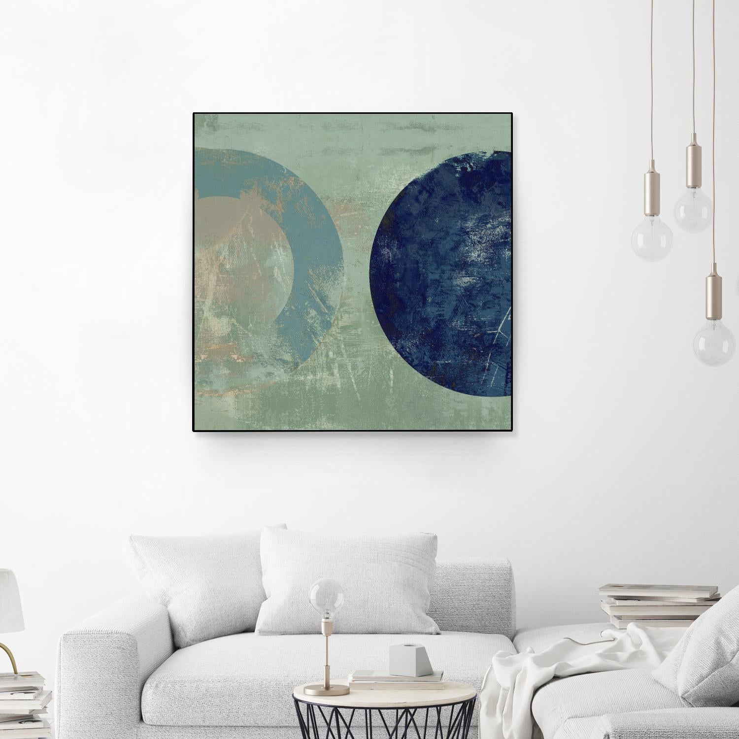 Odeon V by Tom Reeves on GIANT ART - blue abstract