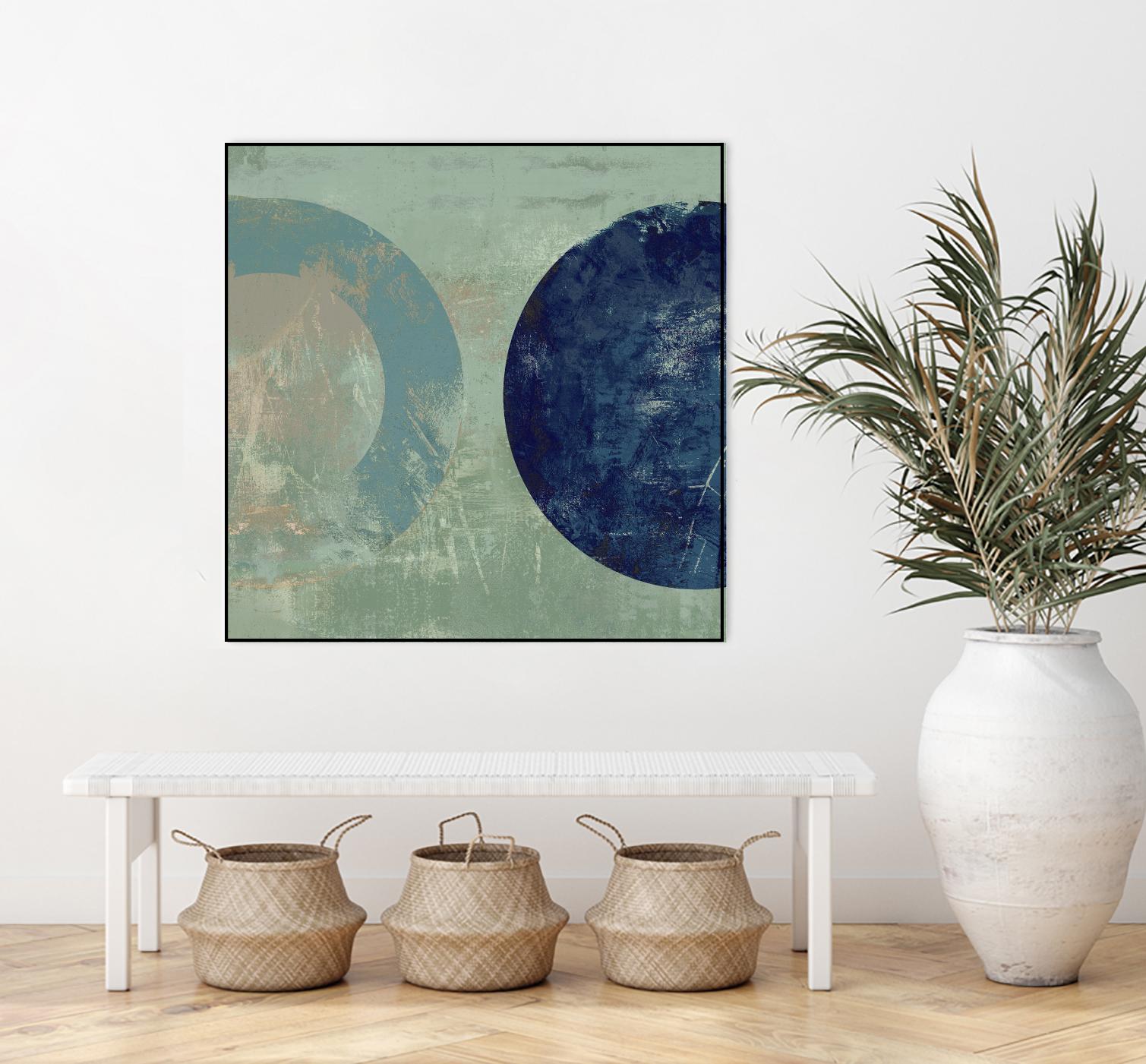 Odeon V by Tom Reeves on GIANT ART - blue abstract