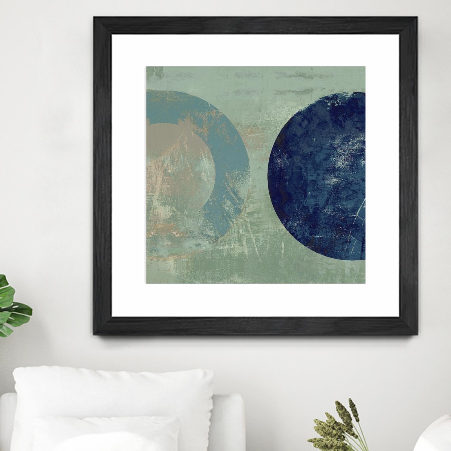 Odeon V by Tom Reeves on GIANT ART - blue abstract