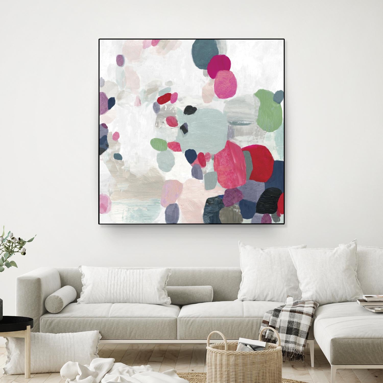 Multicolourful II by Tom Reeves on GIANT ART - green abstract