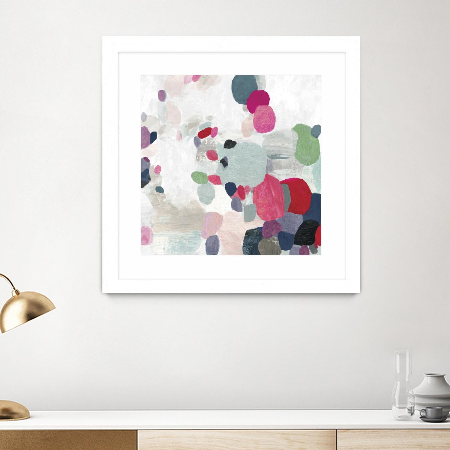 Multicolourful II by Tom Reeves on GIANT ART - green abstract