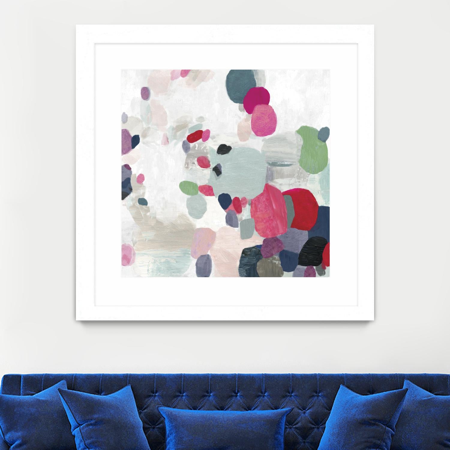 Multicolourful II by Tom Reeves on GIANT ART - green abstract