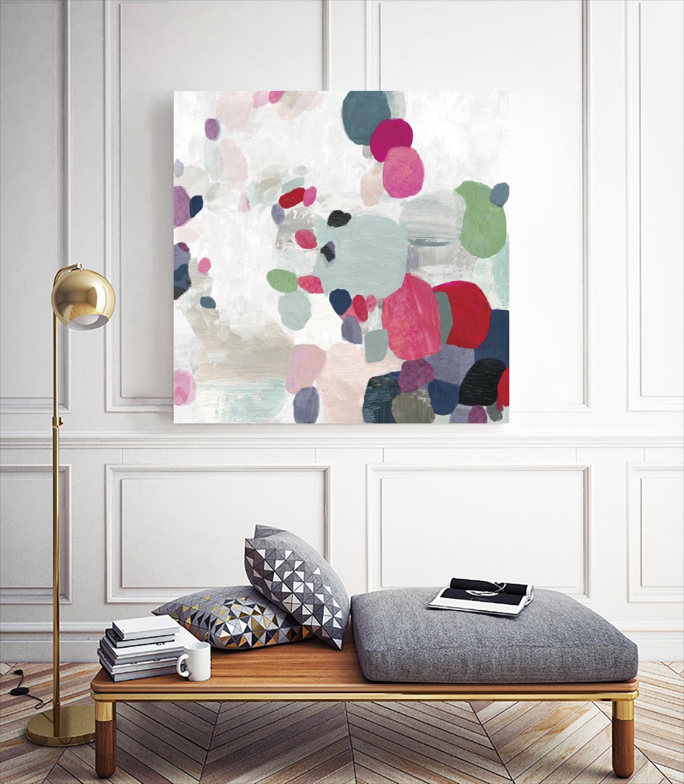 Multicolourful II by Tom Reeves on GIANT ART - green abstract