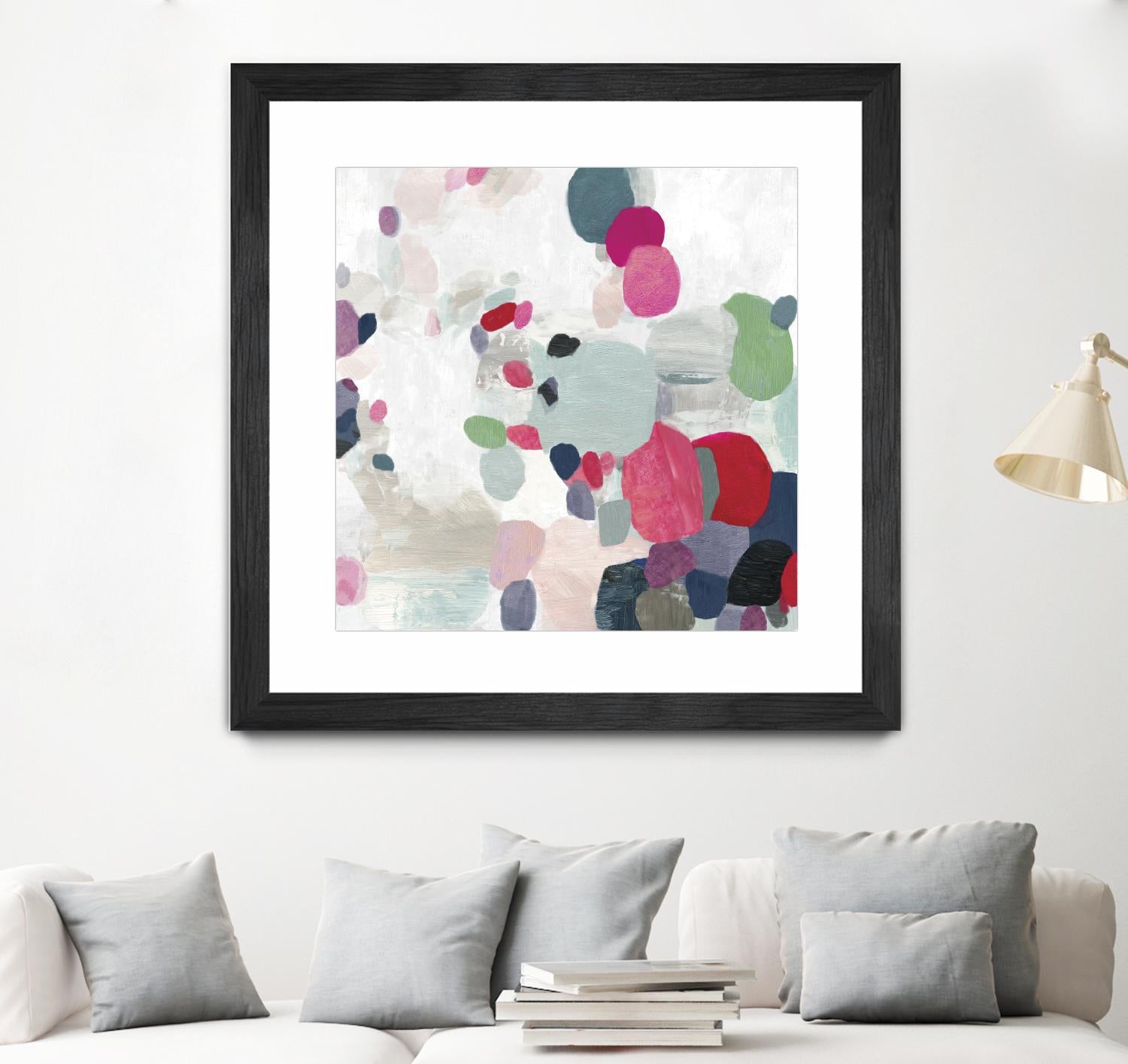 Multicolourful II by Tom Reeves on GIANT ART - green abstract